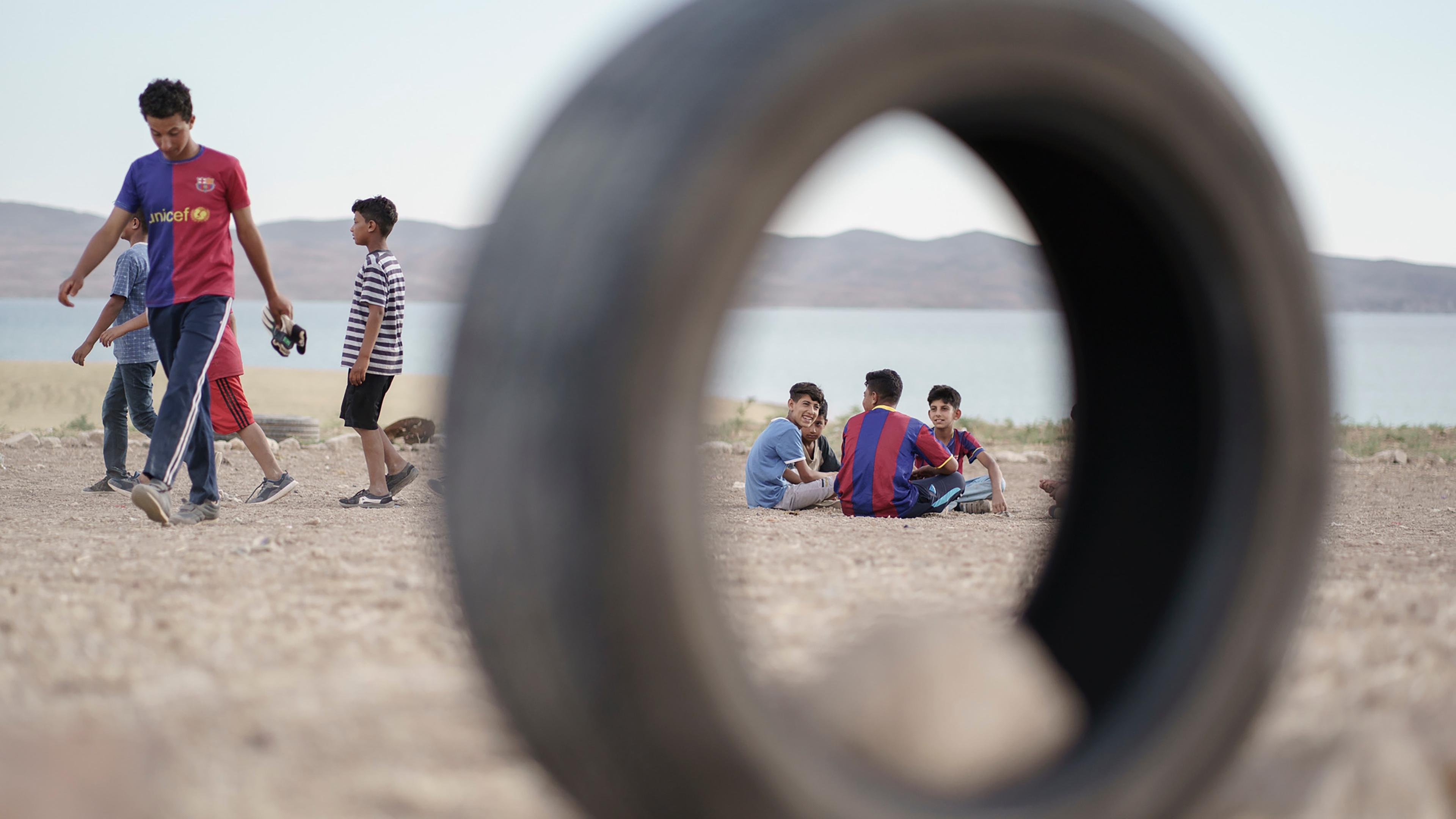 Backdrop for Baghdad Messi