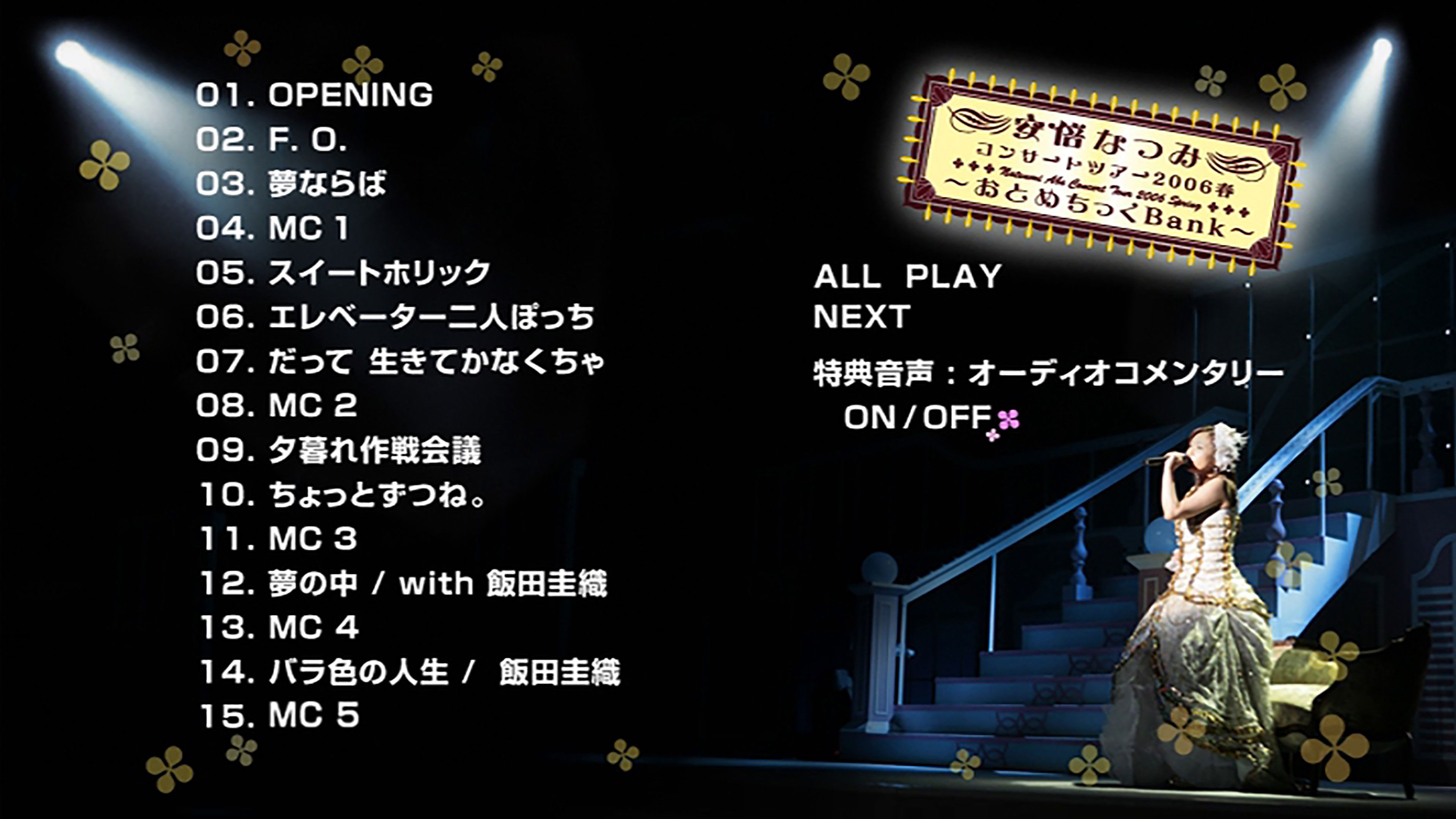 Backdrop for Abe Natsumi 2006 Spring ~Otomechikku Bank~