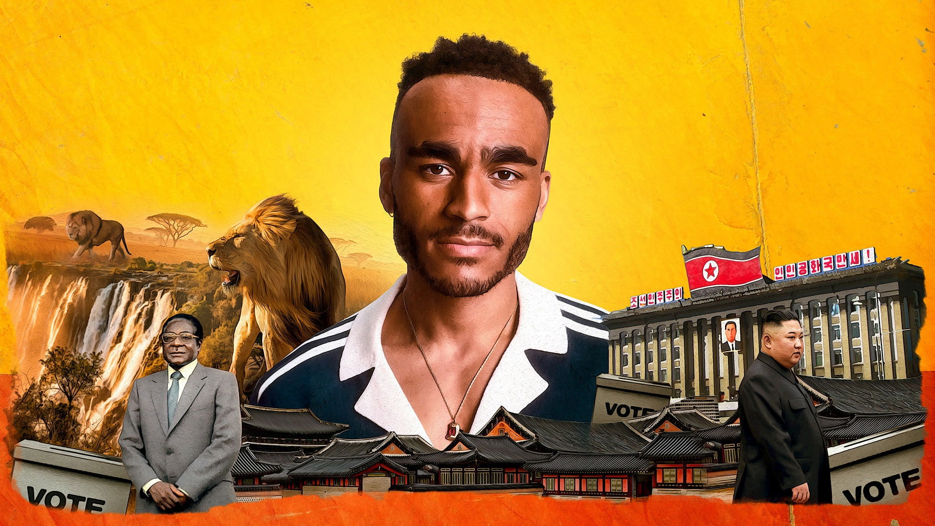 Backdrop for How to Survive a Dictator with Munya Chawawa