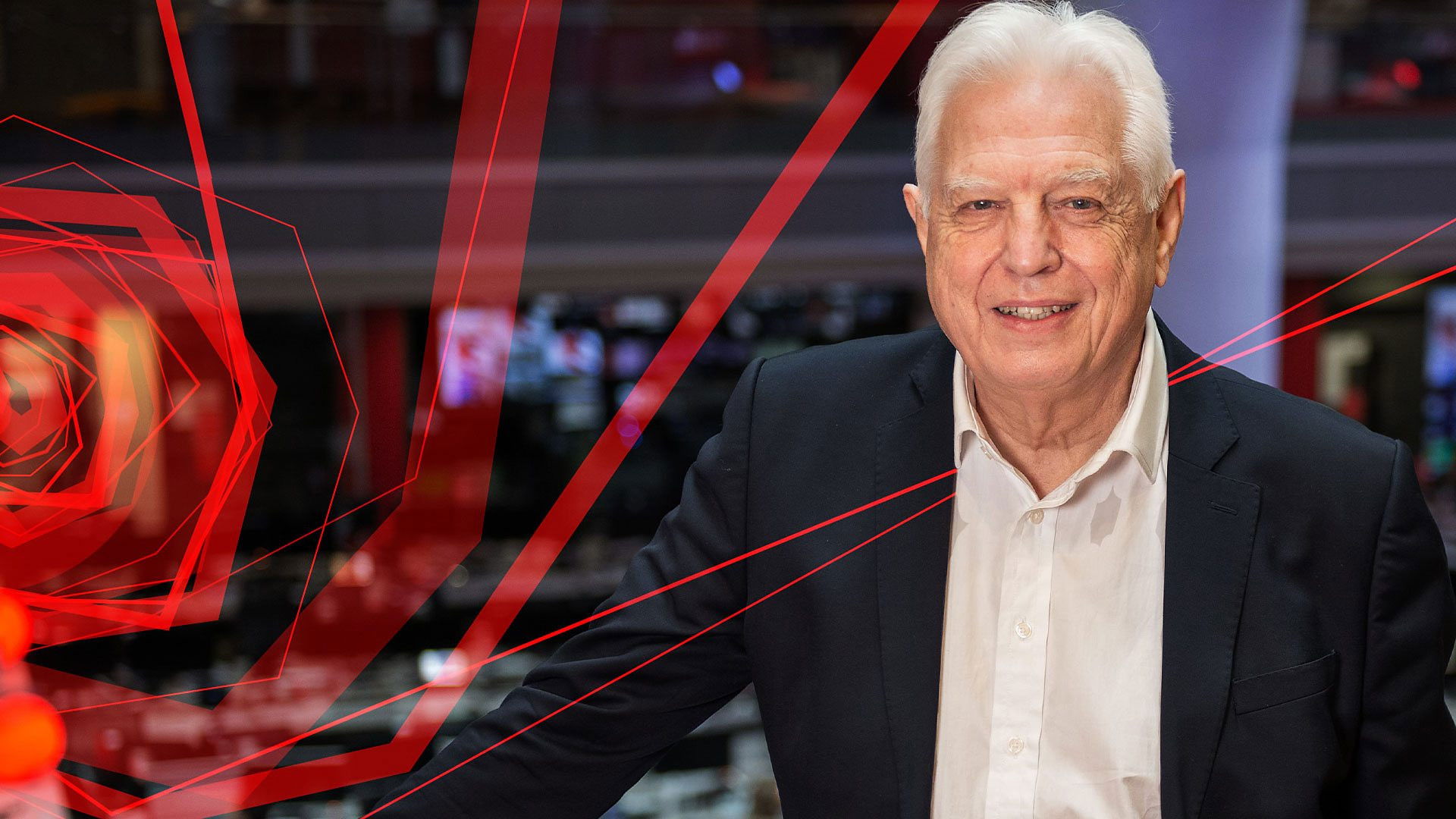 Backdrop for Unspun World with John Simpson