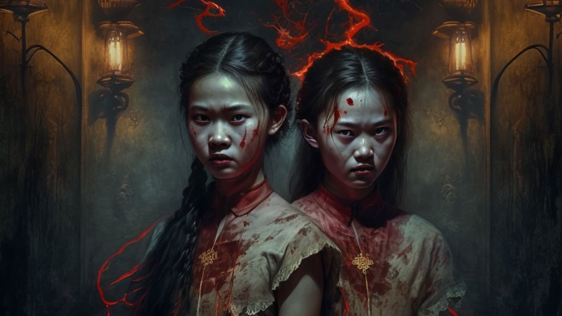 Backdrop for Two Sisters