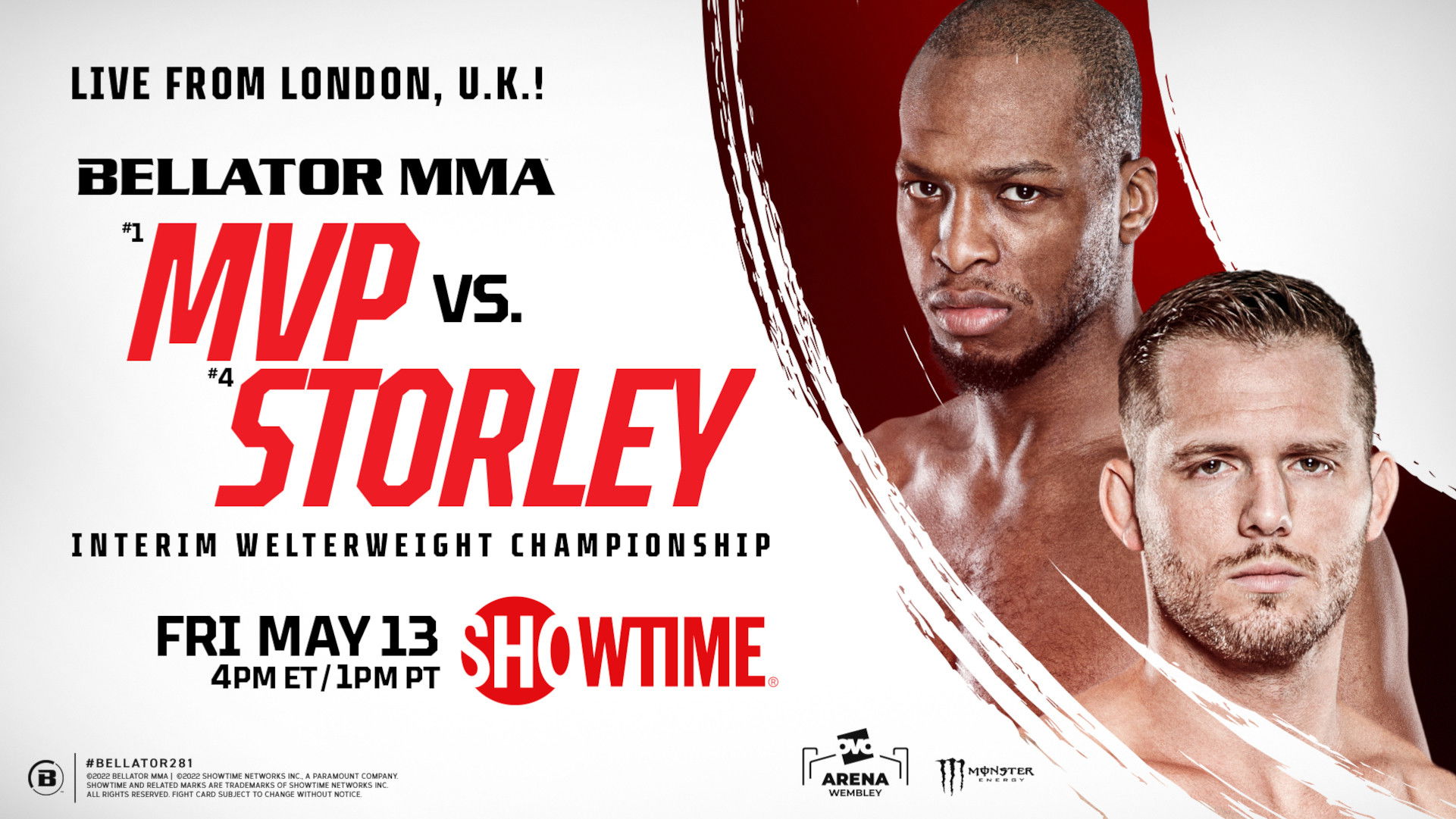 Backdrop for Bellator 281: MVP vs. Storley