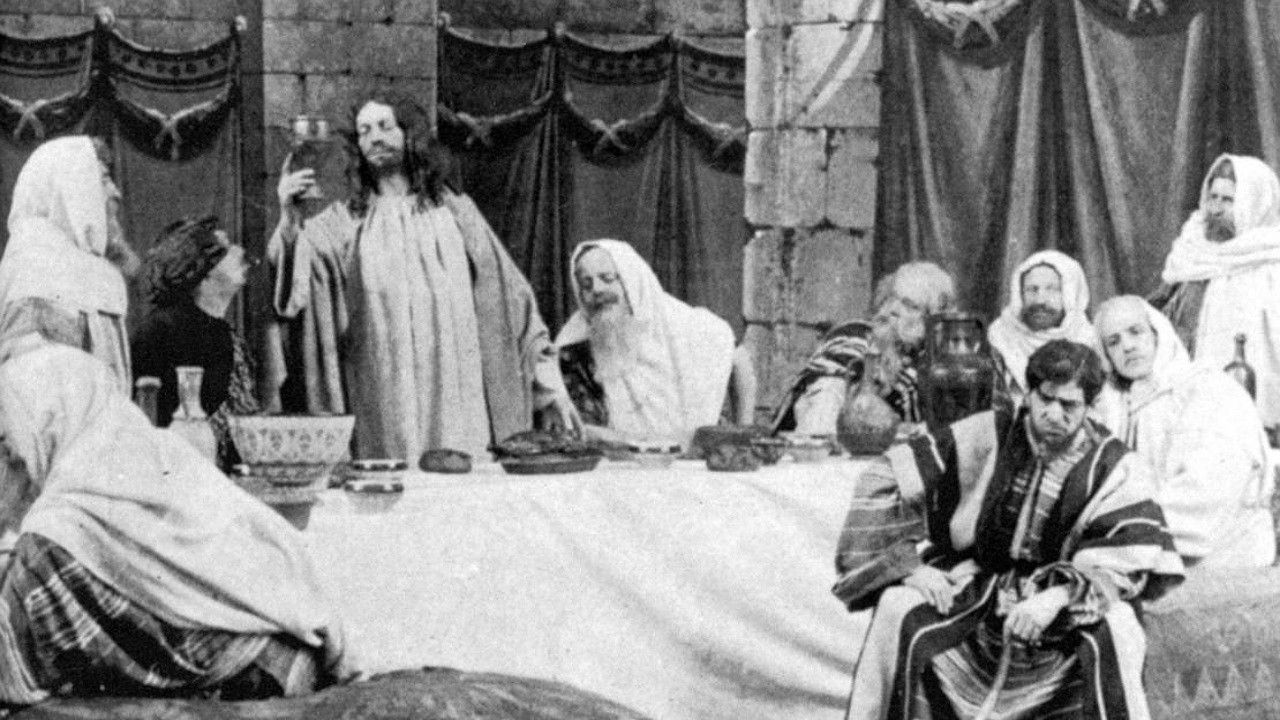 Backdrop for The Birth, the Life and the Death of Christ