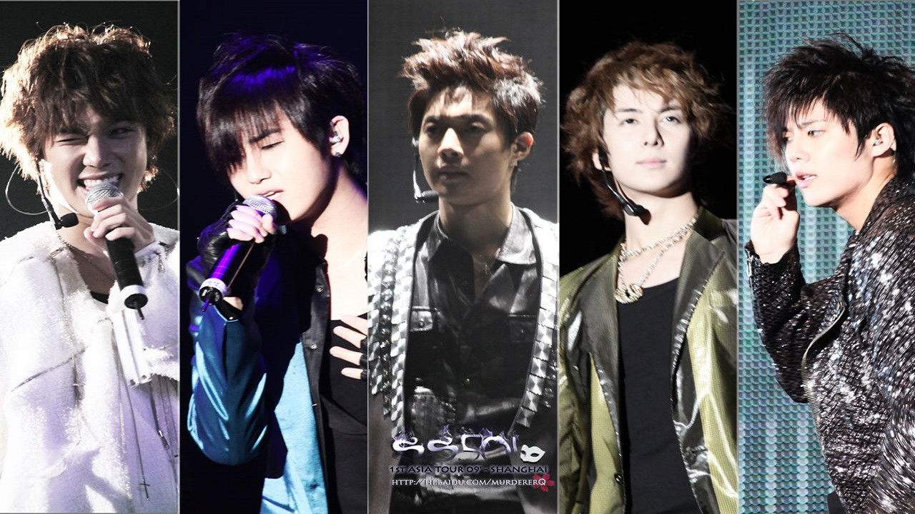 Backdrop for SS501 - Live In Japan