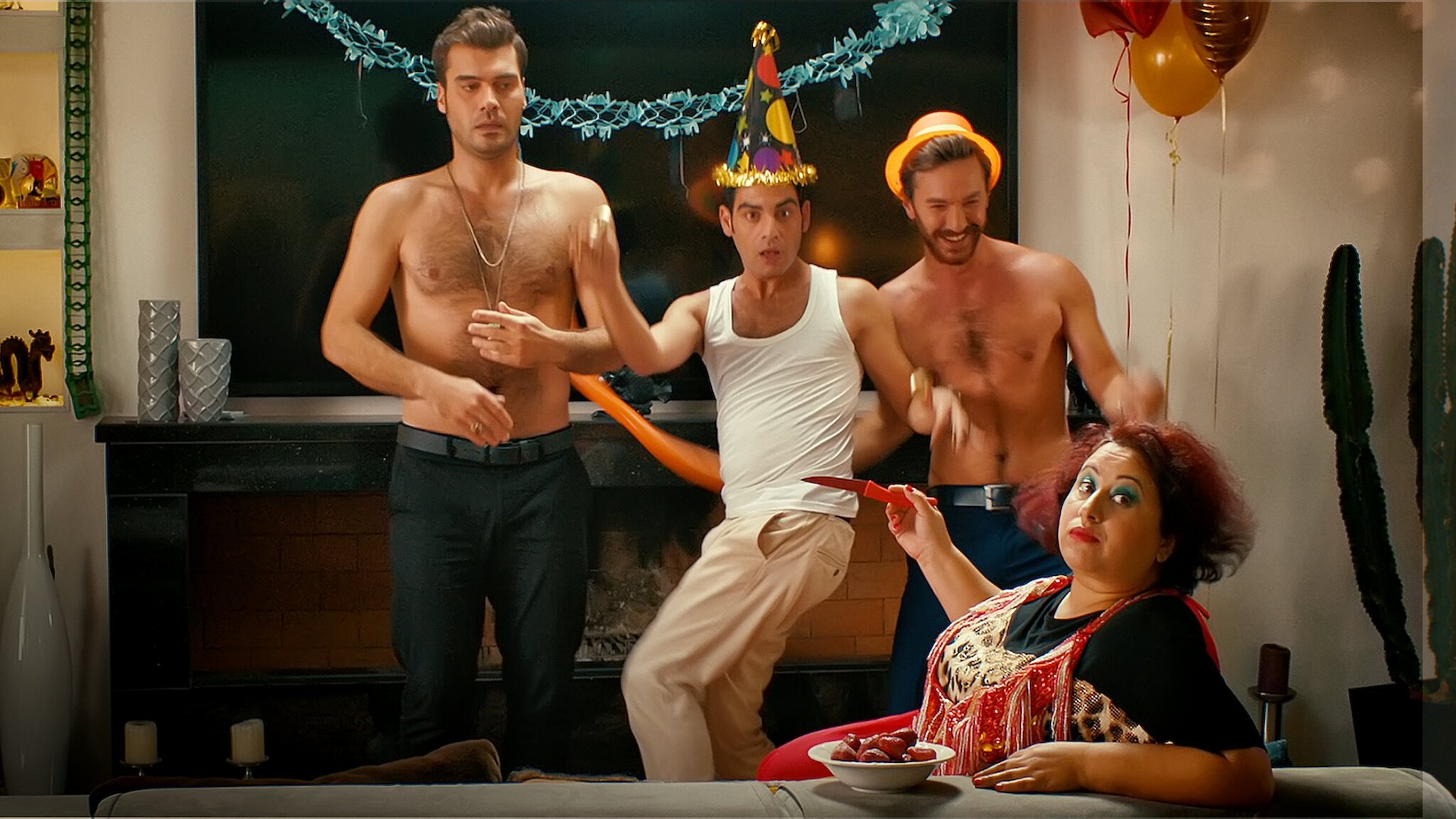 Backdrop for Friends of the Groom