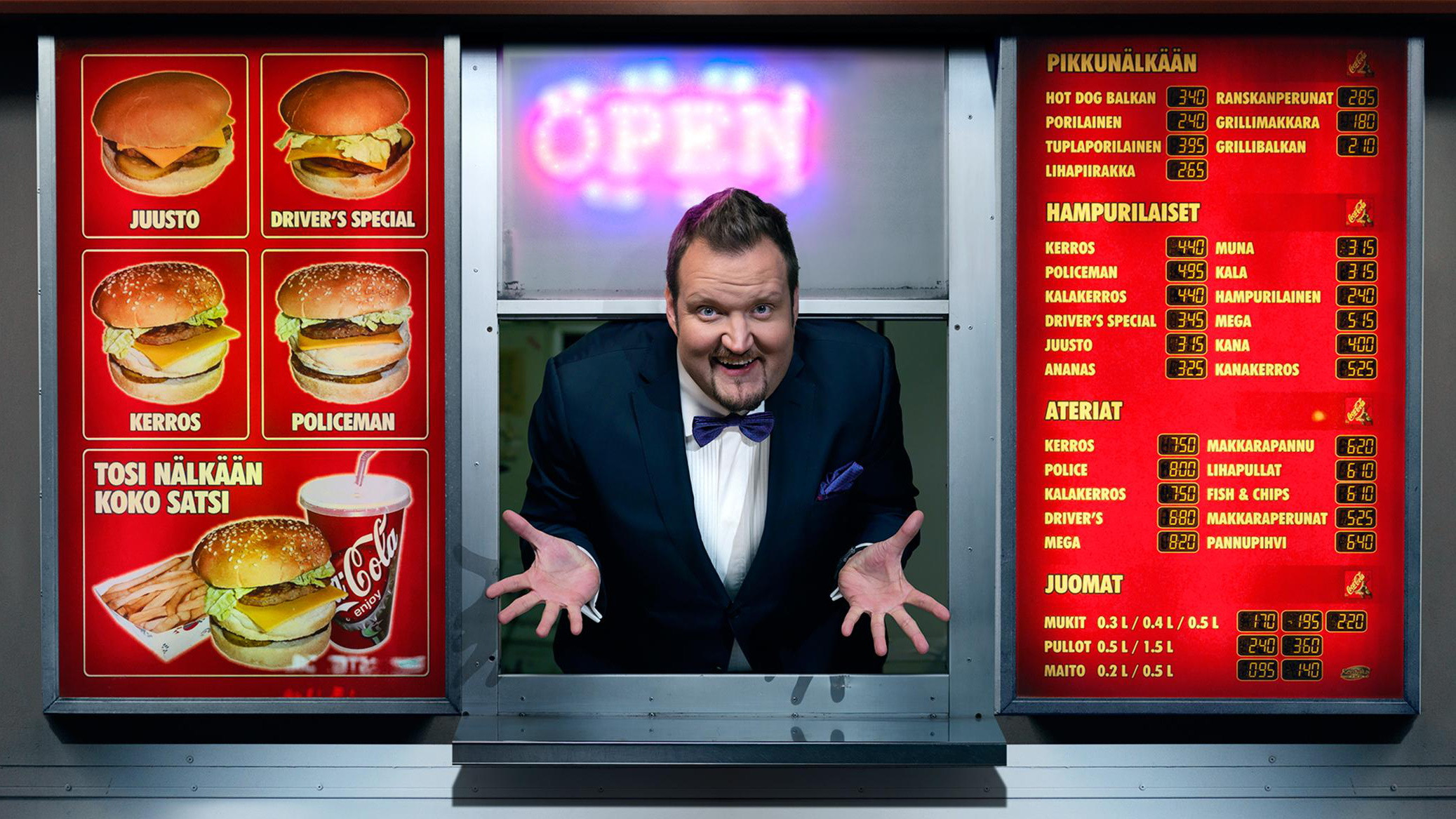 Backdrop for Burger Tour