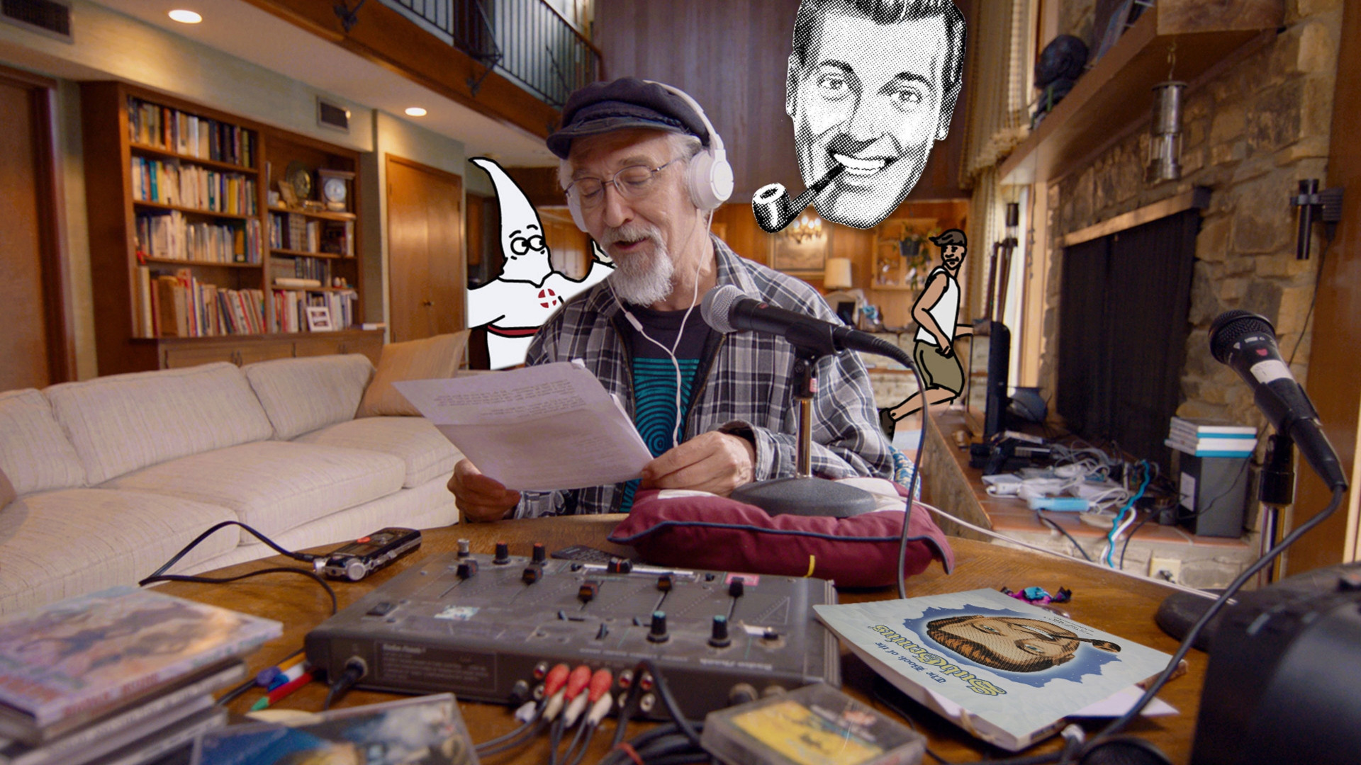 Backdrop for J.R. “Bob” Dobbs and The Church of the SubGenius