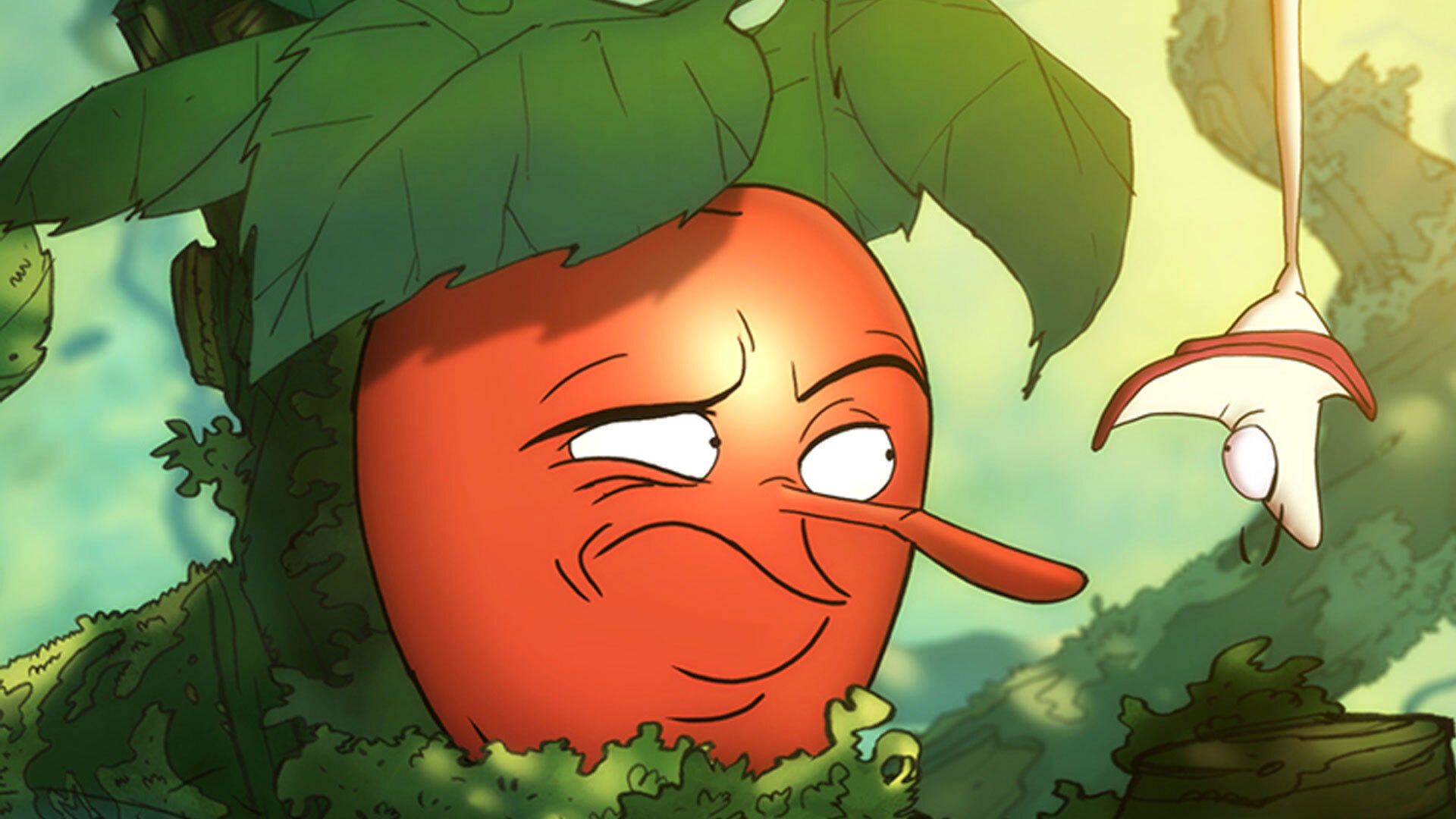 Backdrop for The Apple & The Worm