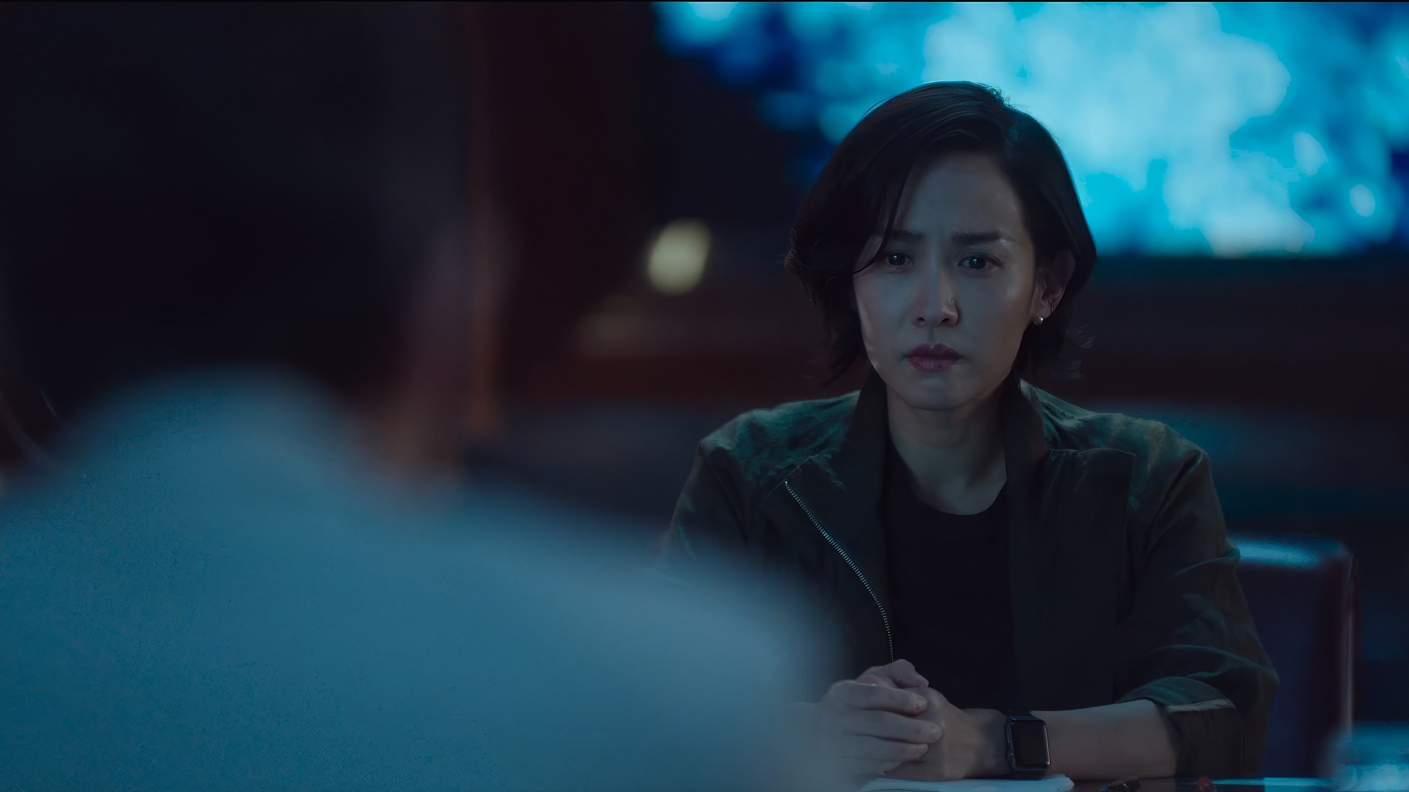 Backdrop for Murderer Report