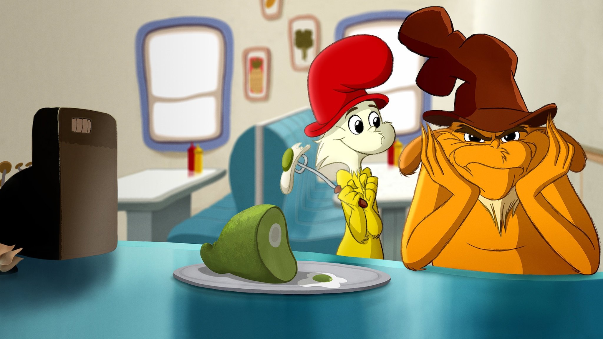 Backdrop for Green Eggs and Ham