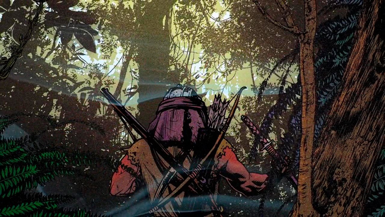 Backdrop for Predators: Moments of Extraction