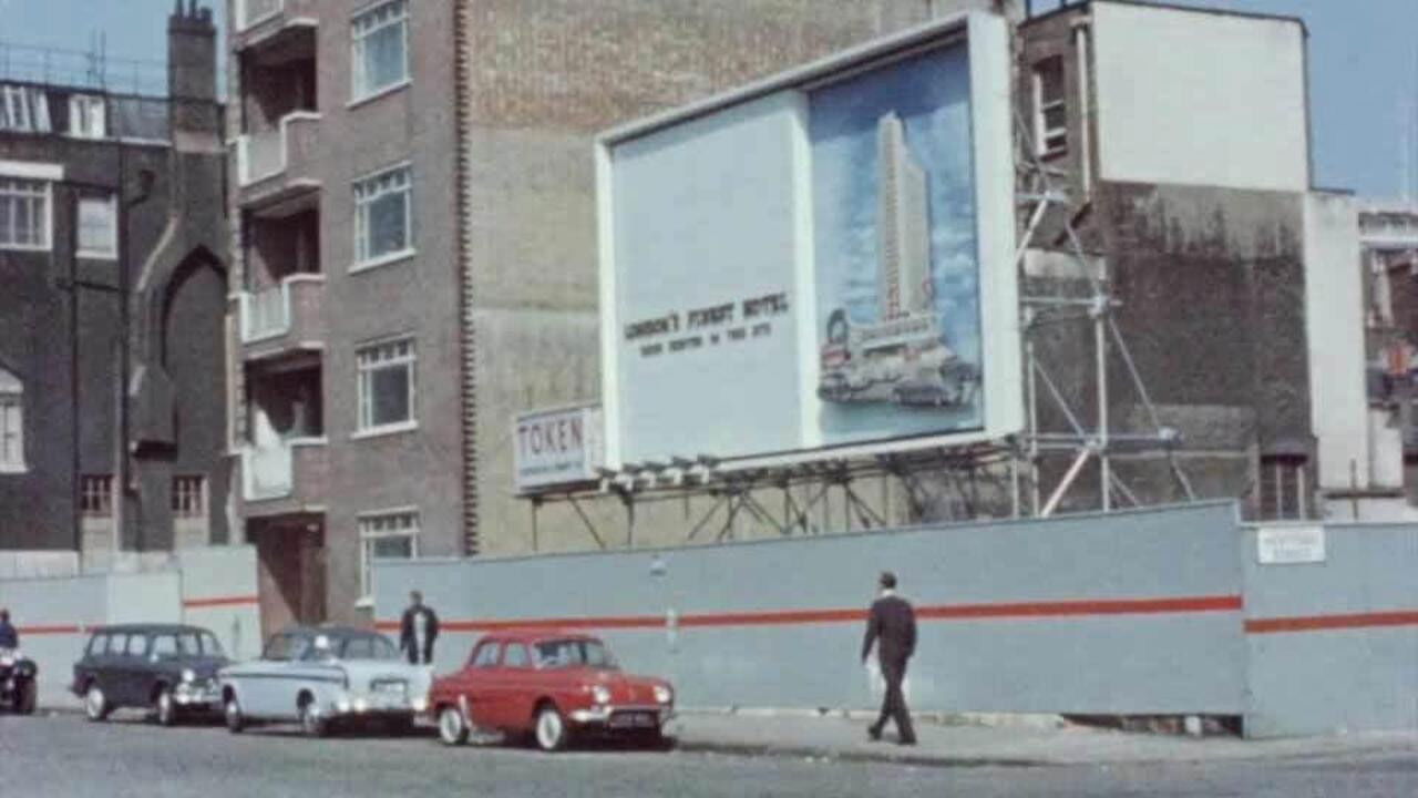 Backdrop for Hilton Hotel Construction