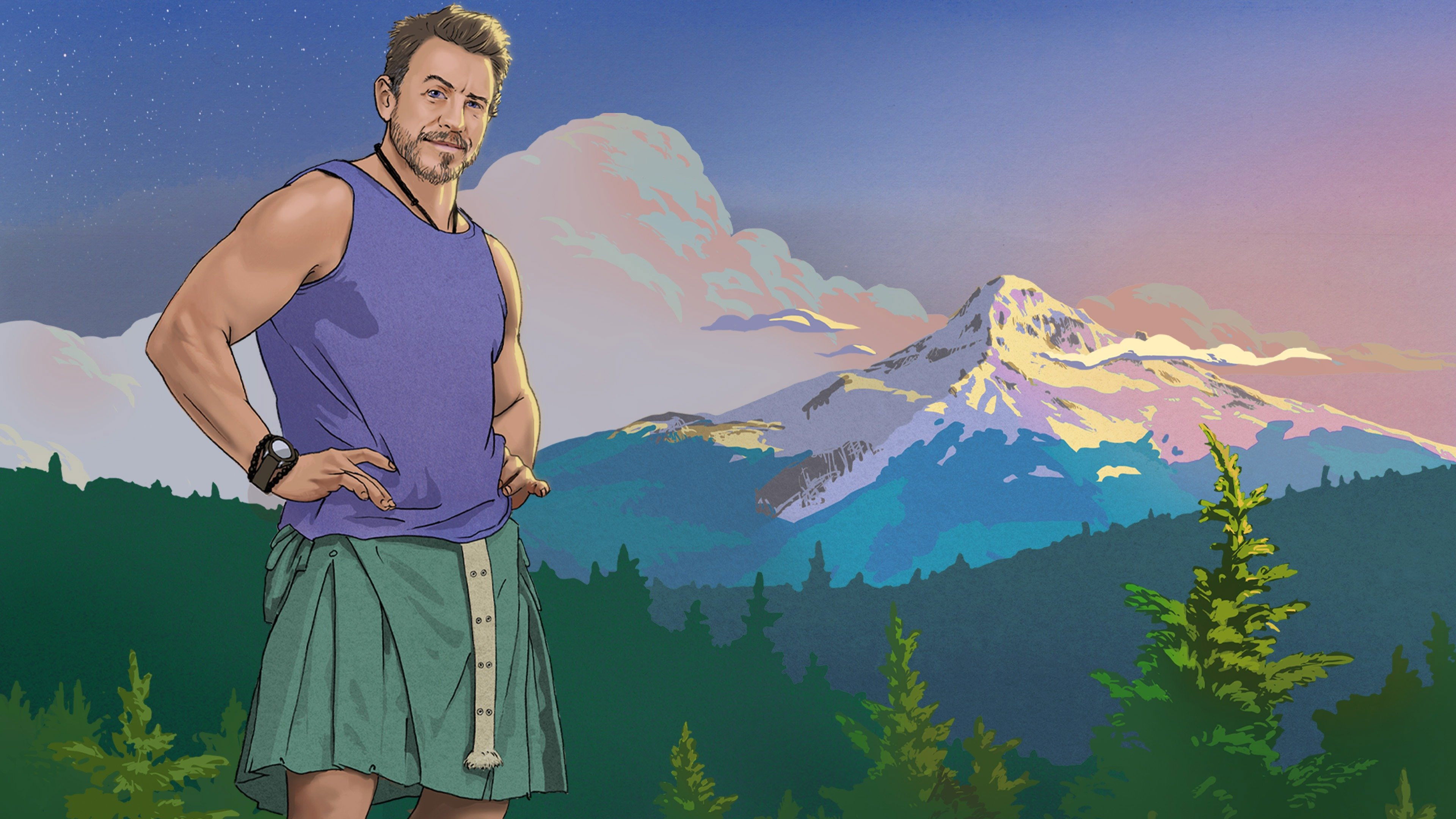 Backdrop for Hello from Nowhere