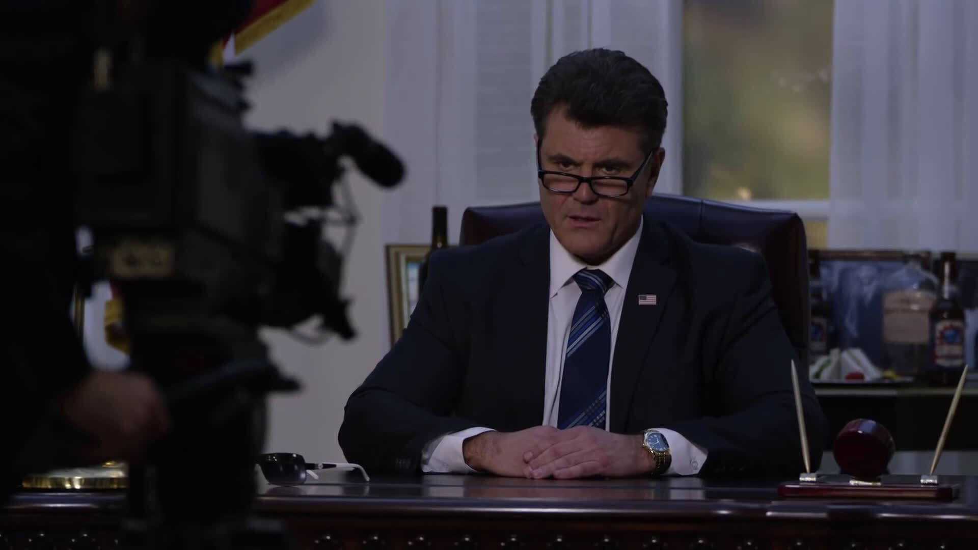 Backdrop for Bad President - Oil Spill