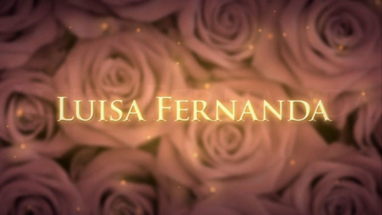 Backdrop for Luisa Fernanda