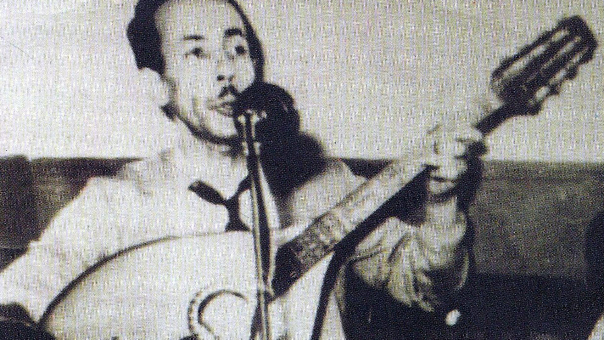 Backdrop for Cheikh El Hasnaoui, from the White House to the Blue Ocean