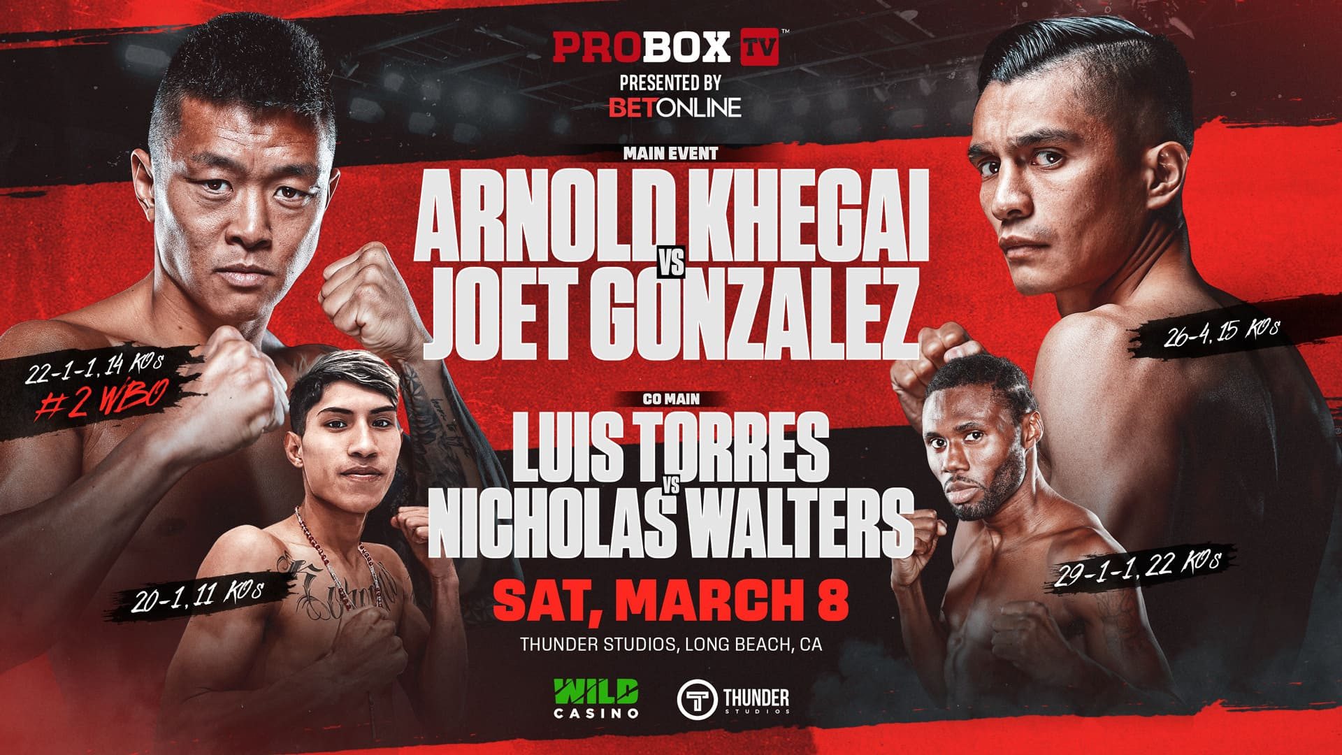 Backdrop for Arnold Khegai vs. Joet Gonzalez