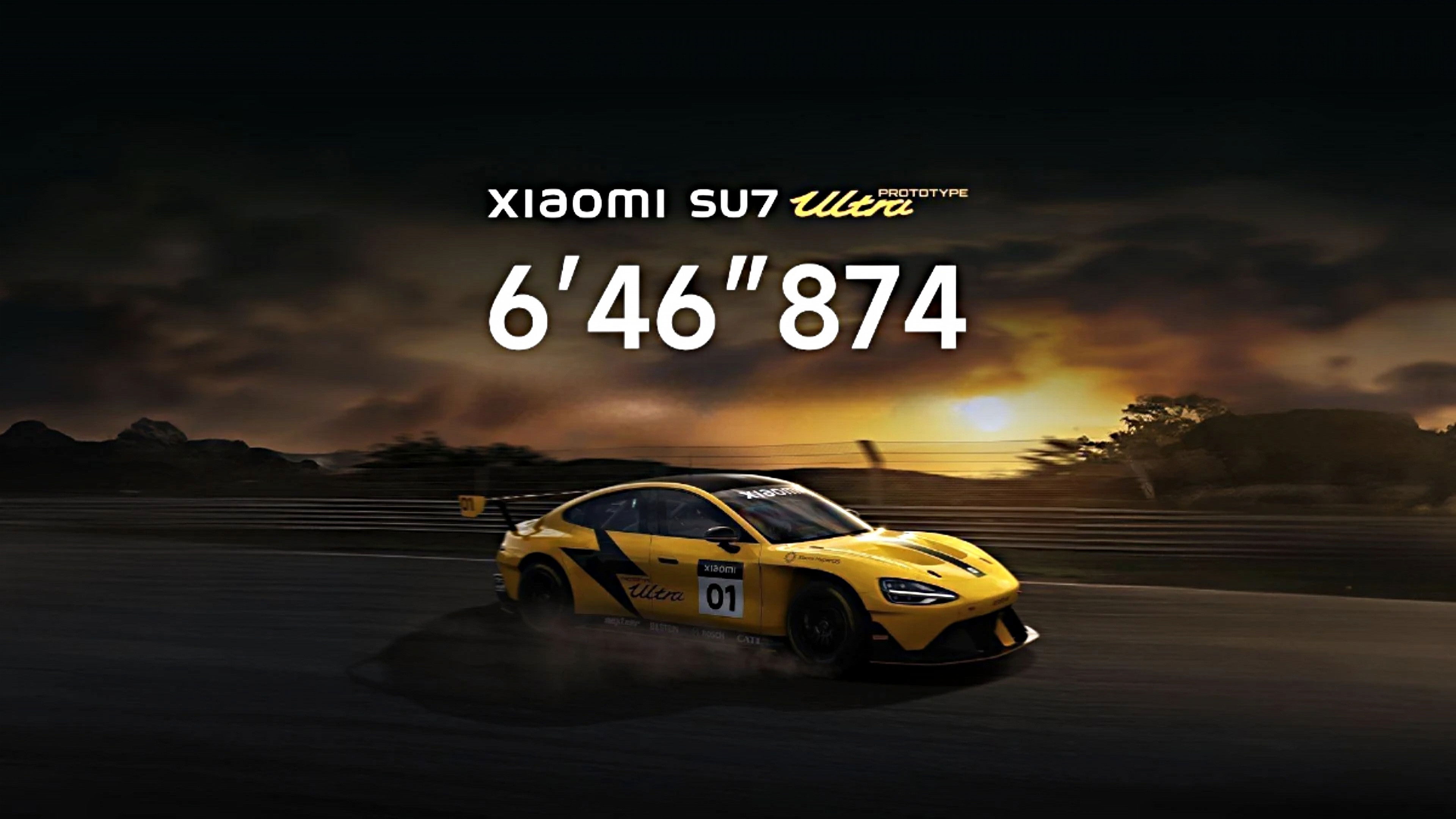 Backdrop for 6′46″874: Xiaomi SU7 Ultra hits the Nürburgring