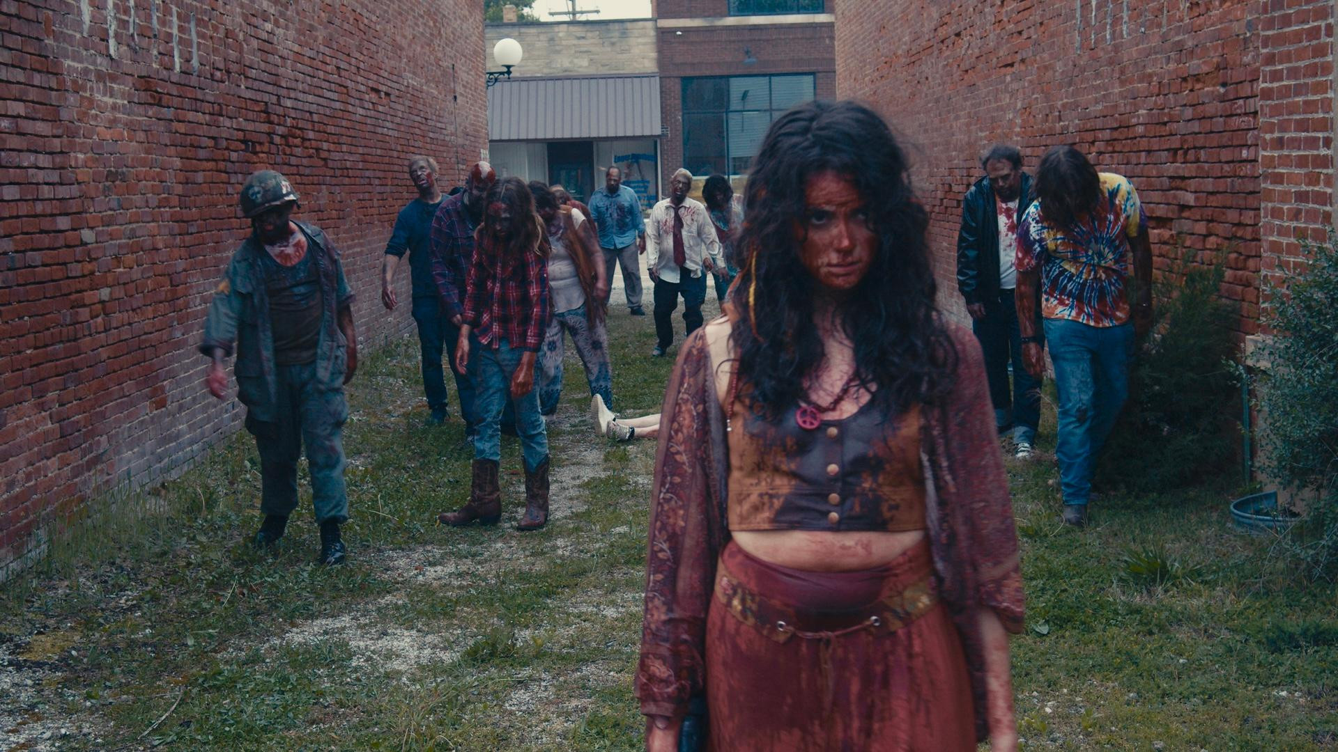 Backdrop for Attack of the Corn Zombies