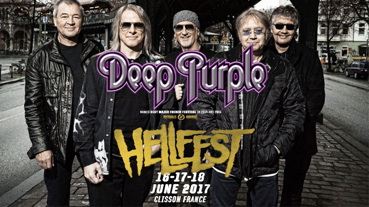 Backdrop for Deep Purple at Hellfest