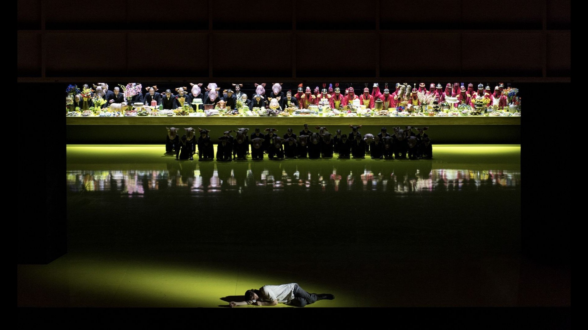 Backdrop for Mussorgsky: Sorochintsy Fair (Komische Oper Berlin)