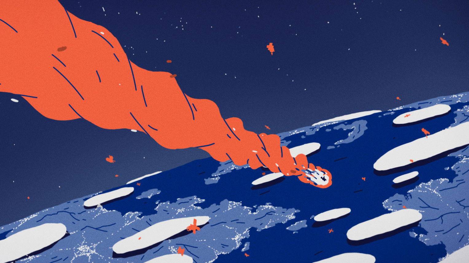 Backdrop for The Lonely Orbit