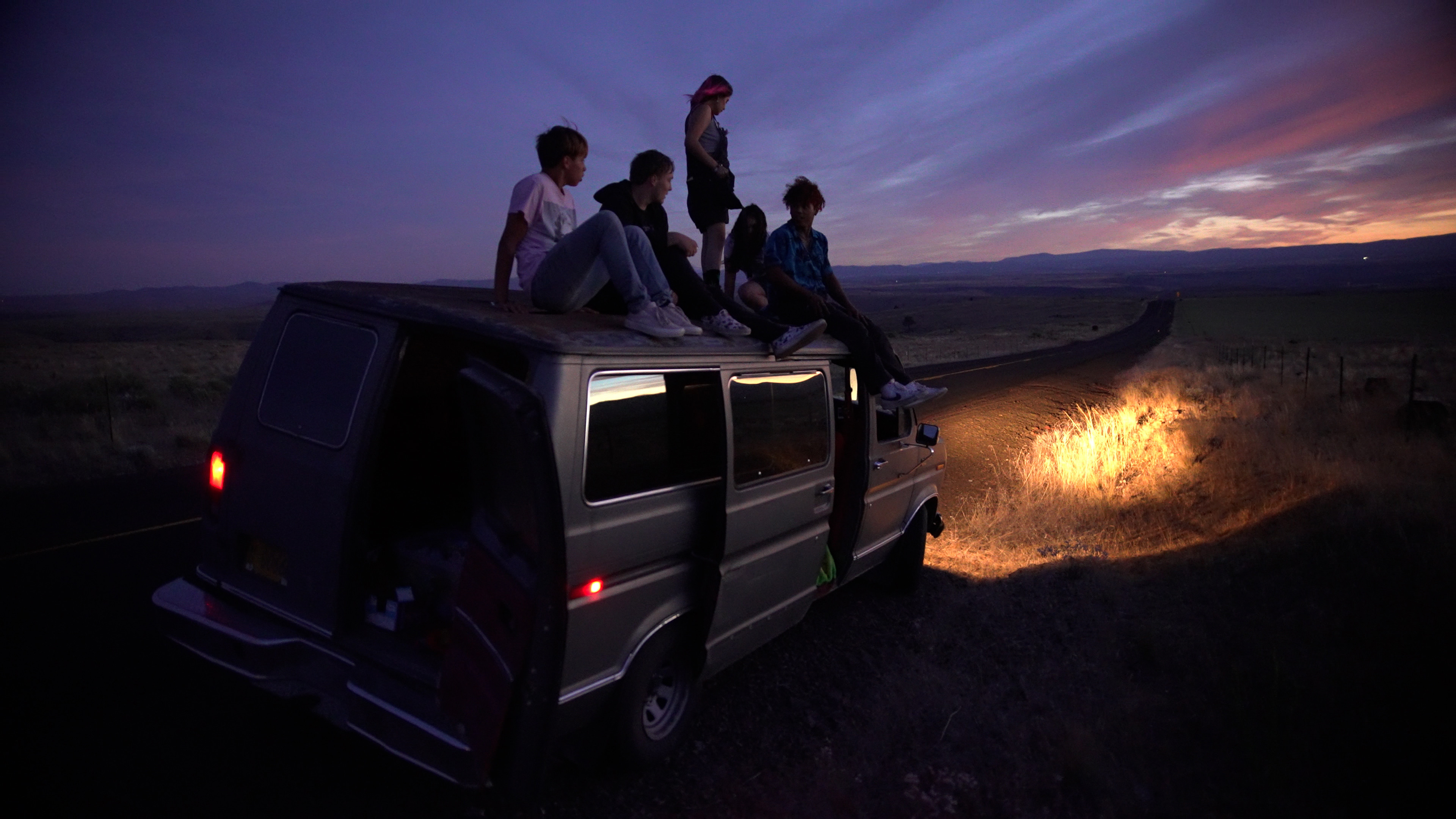 Backdrop for Gasoline Rainbow