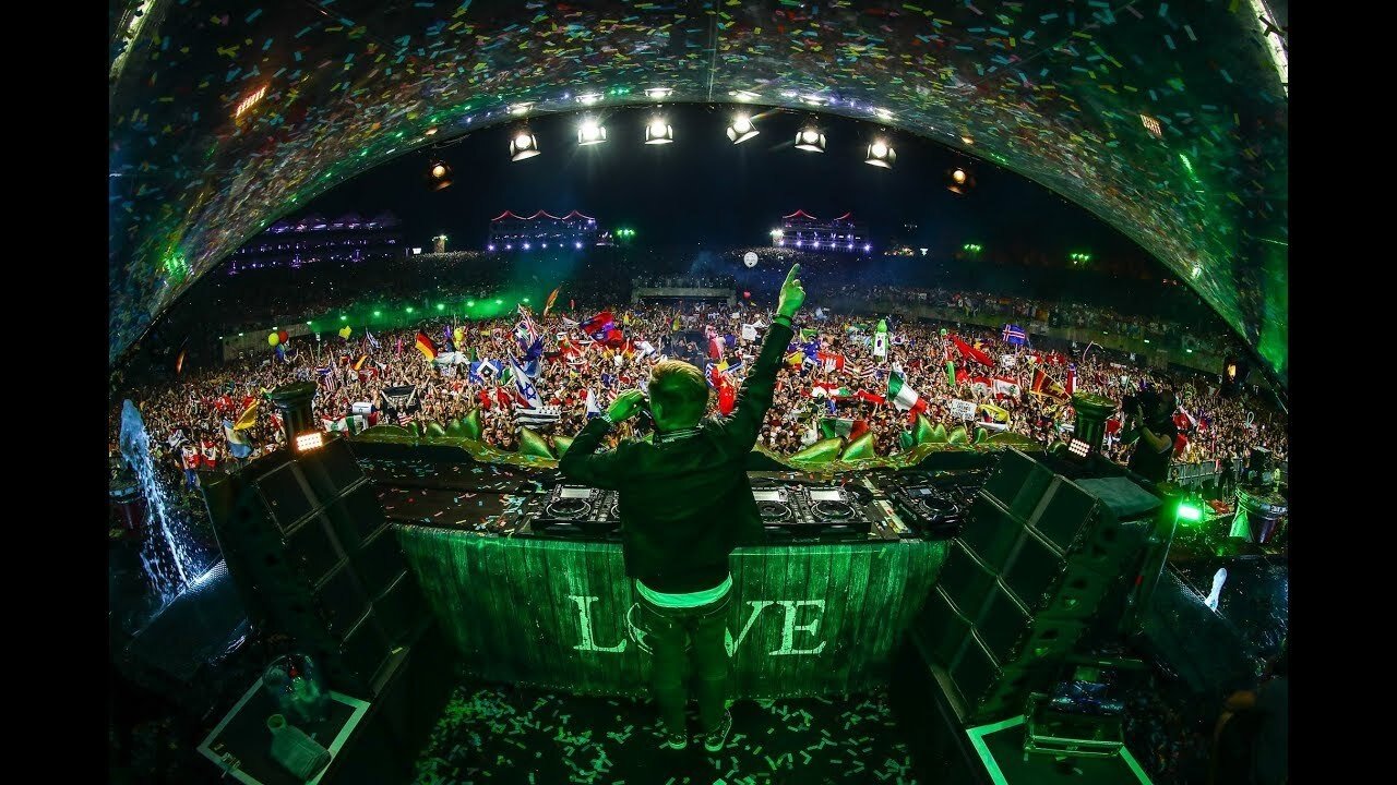 Backdrop for Tomorrowland Belgium: Armin Van Buuren