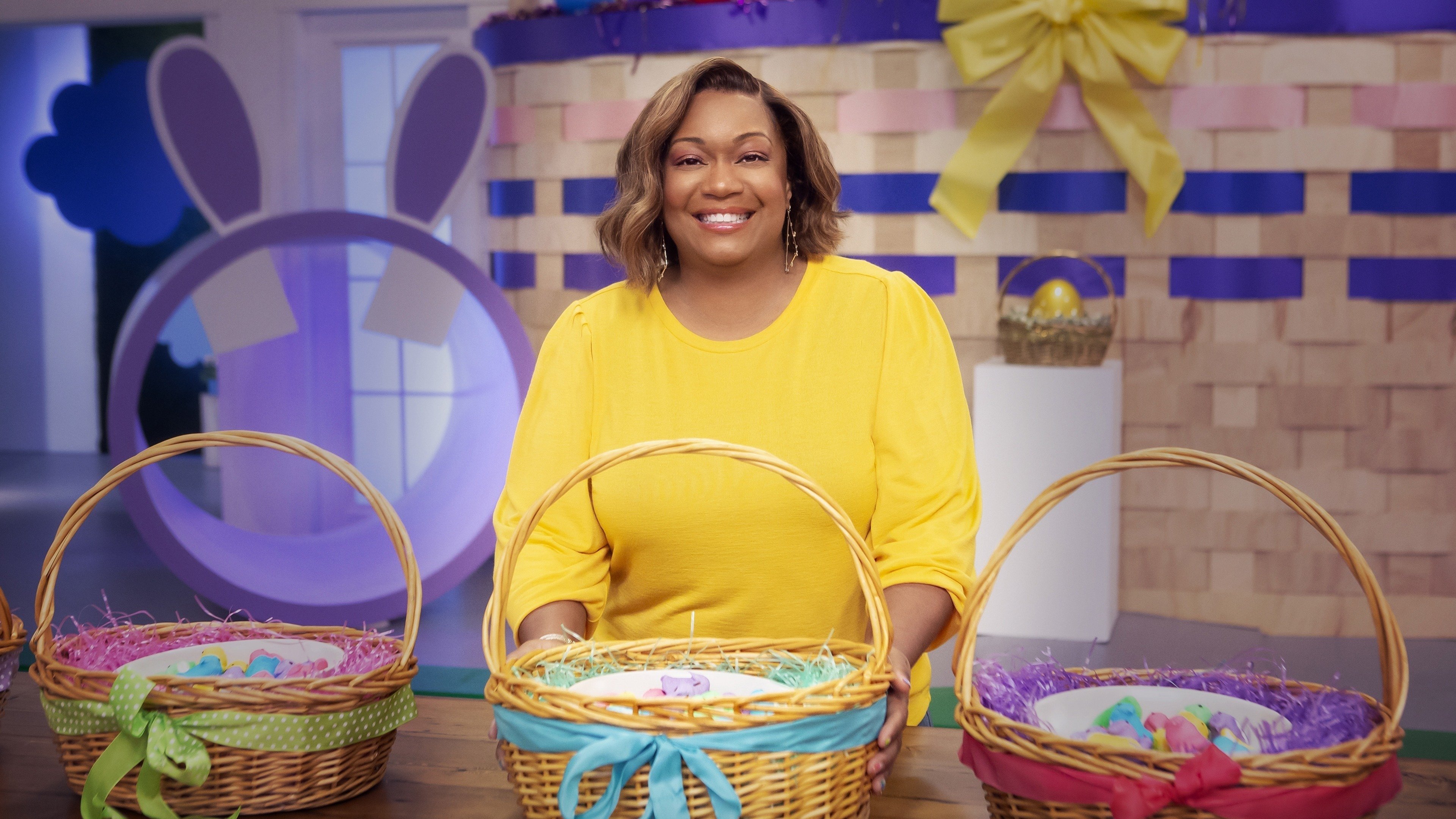 Backdrop for Easter Basket Challenge