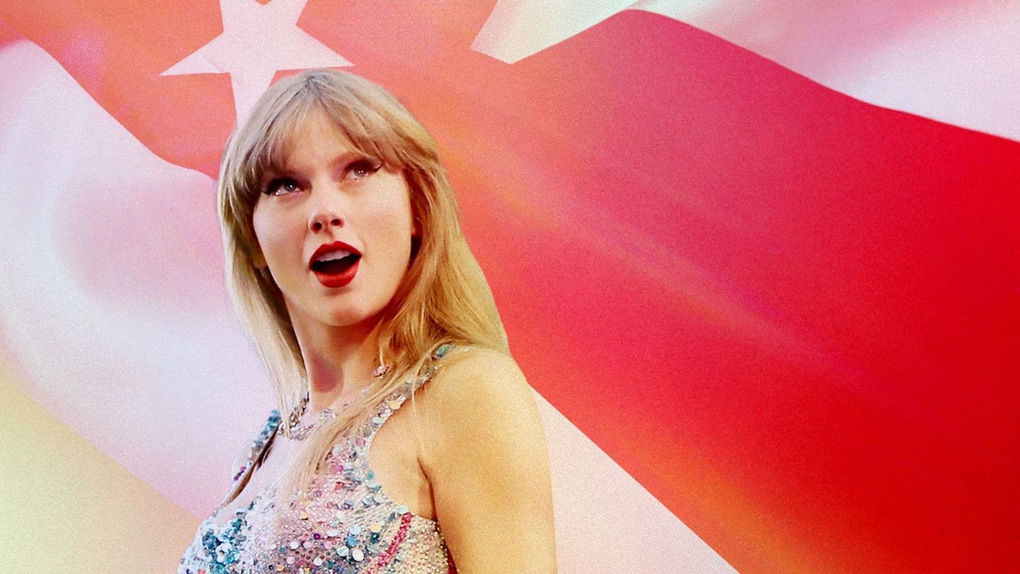 Backdrop for Taylor Swift, la première puissance américaine