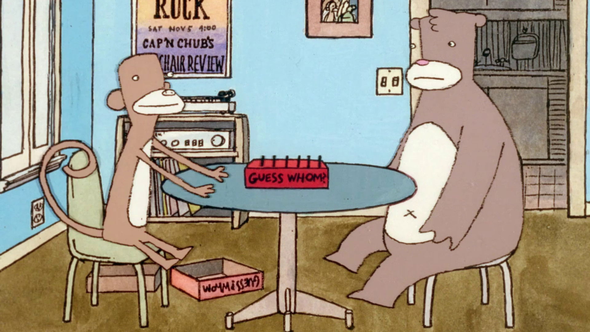 Backdrop for Utica Cartoon