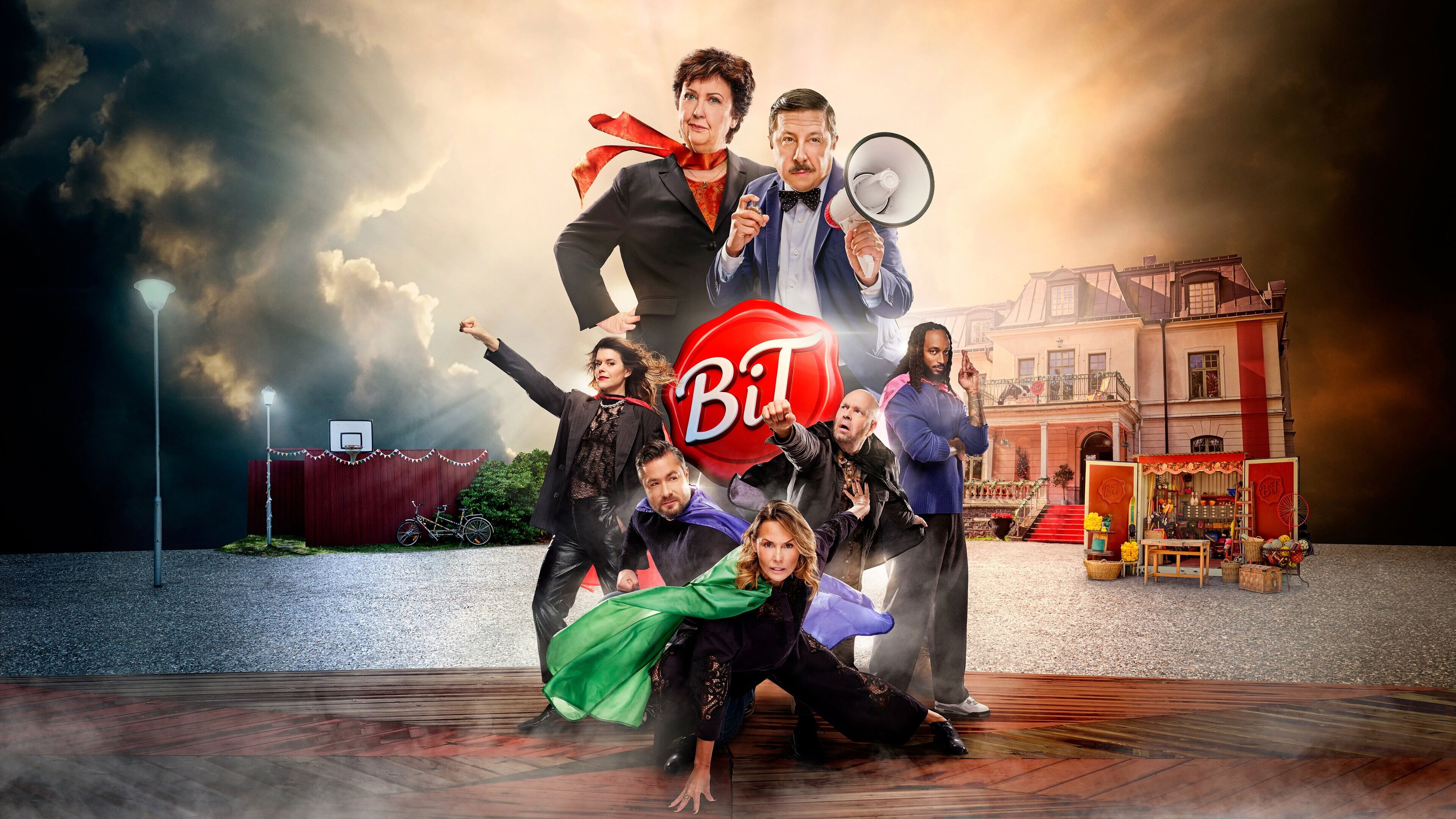 Backdrop for Taskmaster Sweden