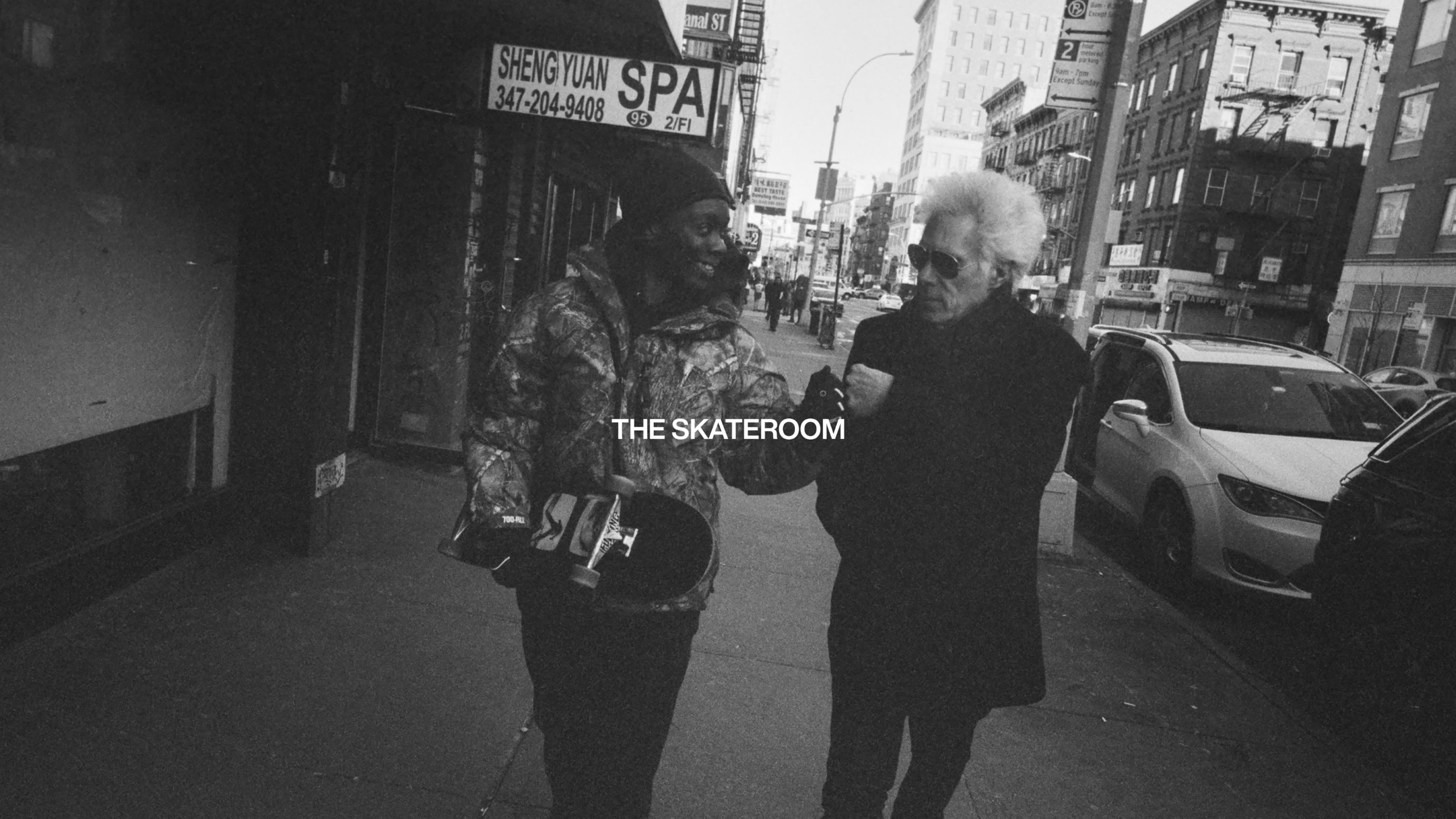 Backdrop for A Short Film by Jim Jarmusch, Starring Beatrice Domond