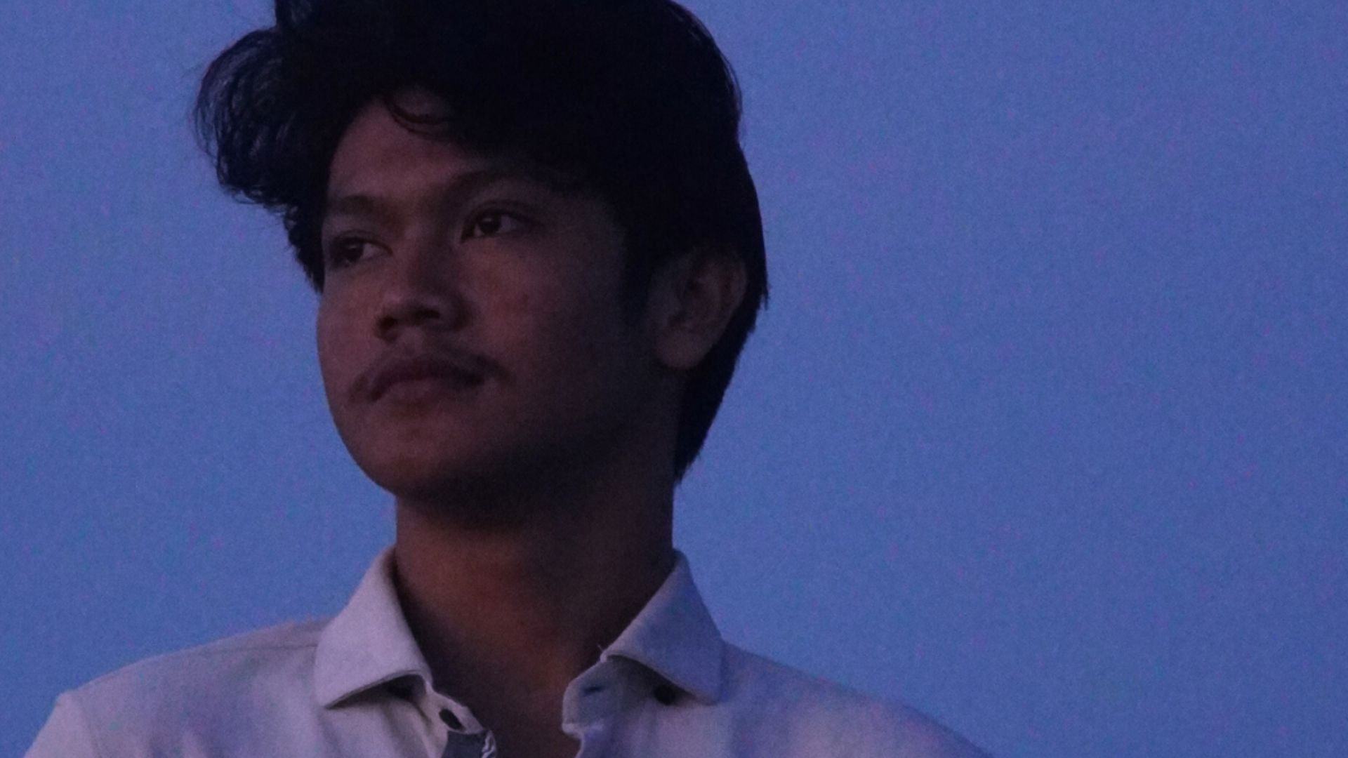 Backdrop for The Path and Footsteps He Left