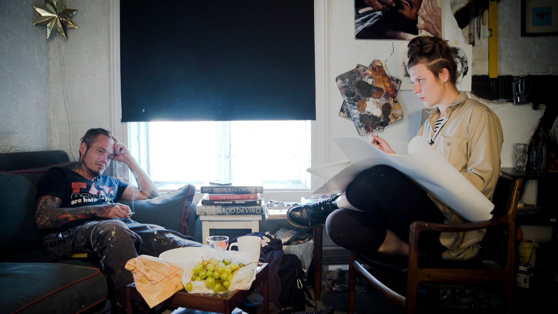 Backdrop for The Painter and the Thief