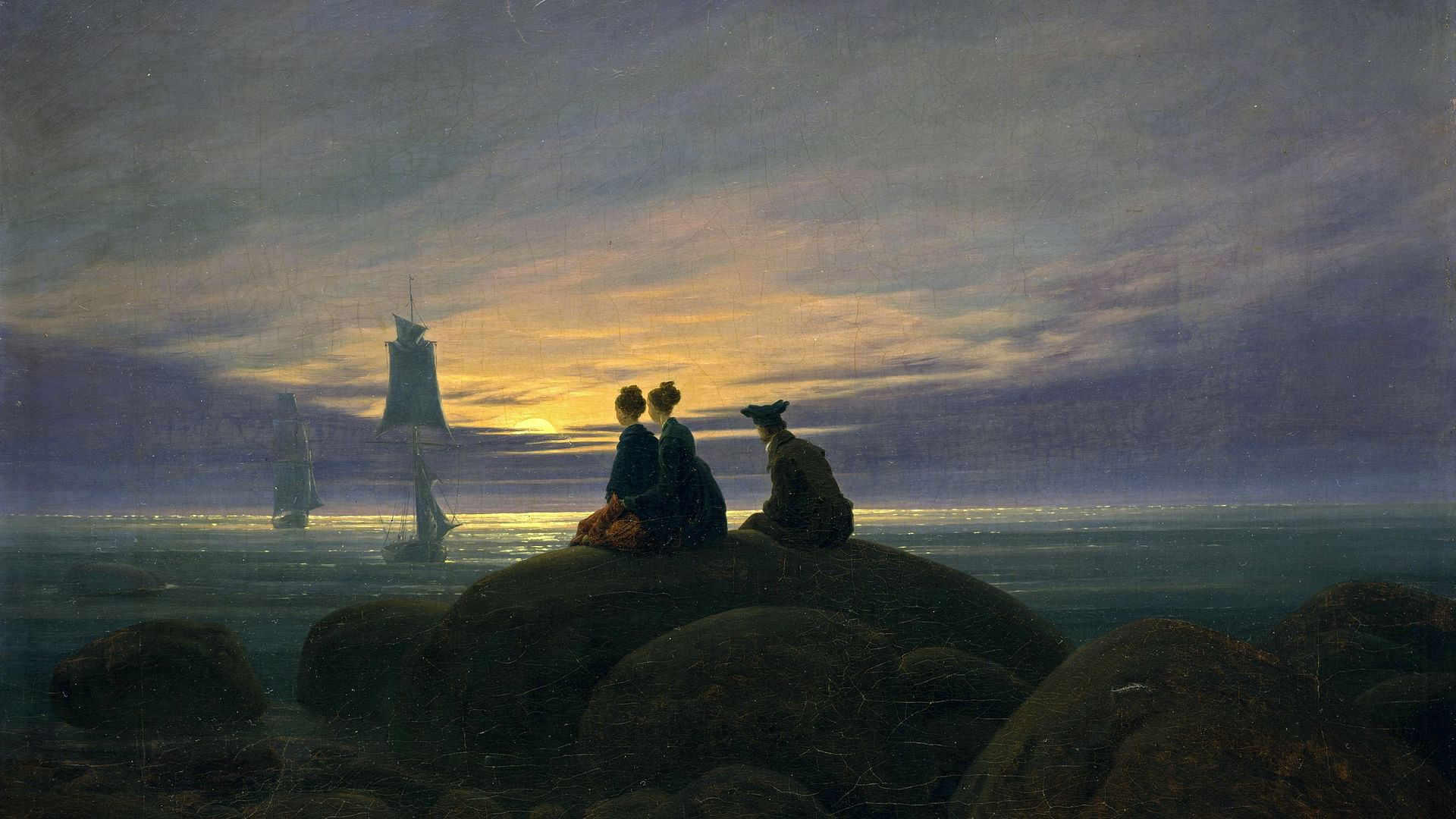 Backdrop for Caspar David Friedrich - Die Entdeckung der Unendlichkeit