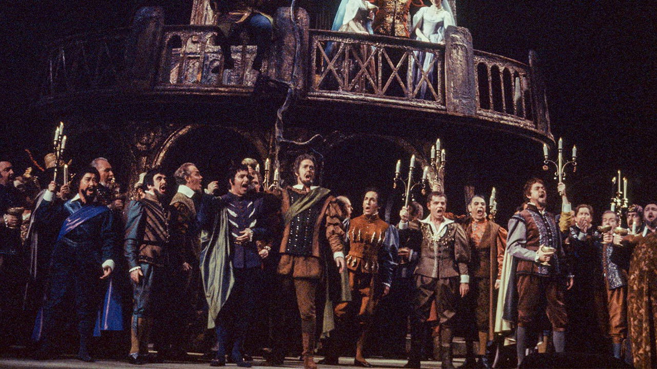 Backdrop for Rigoletto