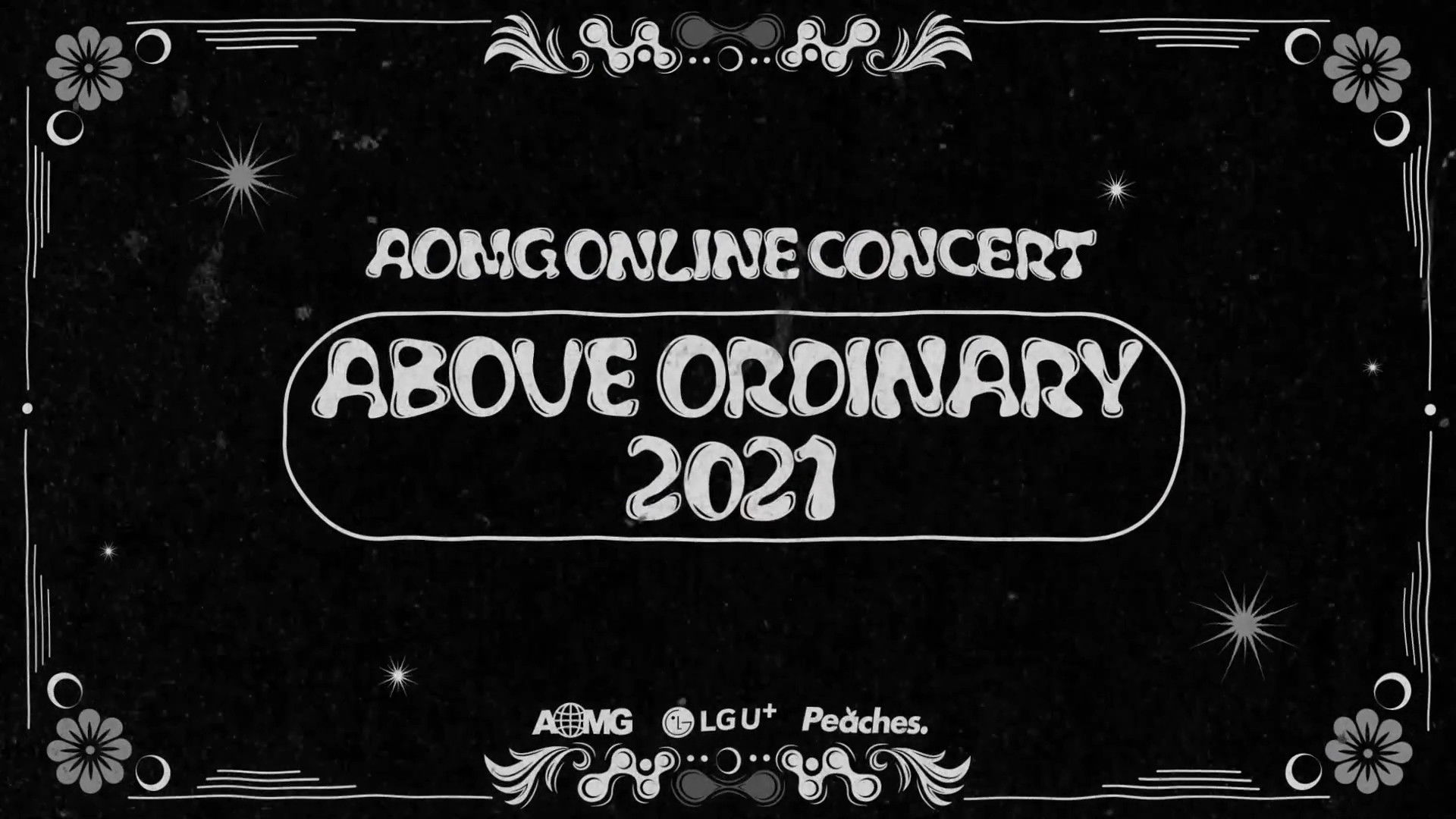 Backdrop for AOMG ONLINE CONCERT : Above Ordinary 2021
