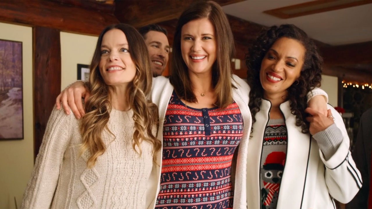 Backdrop for Christmas on Holly Lane