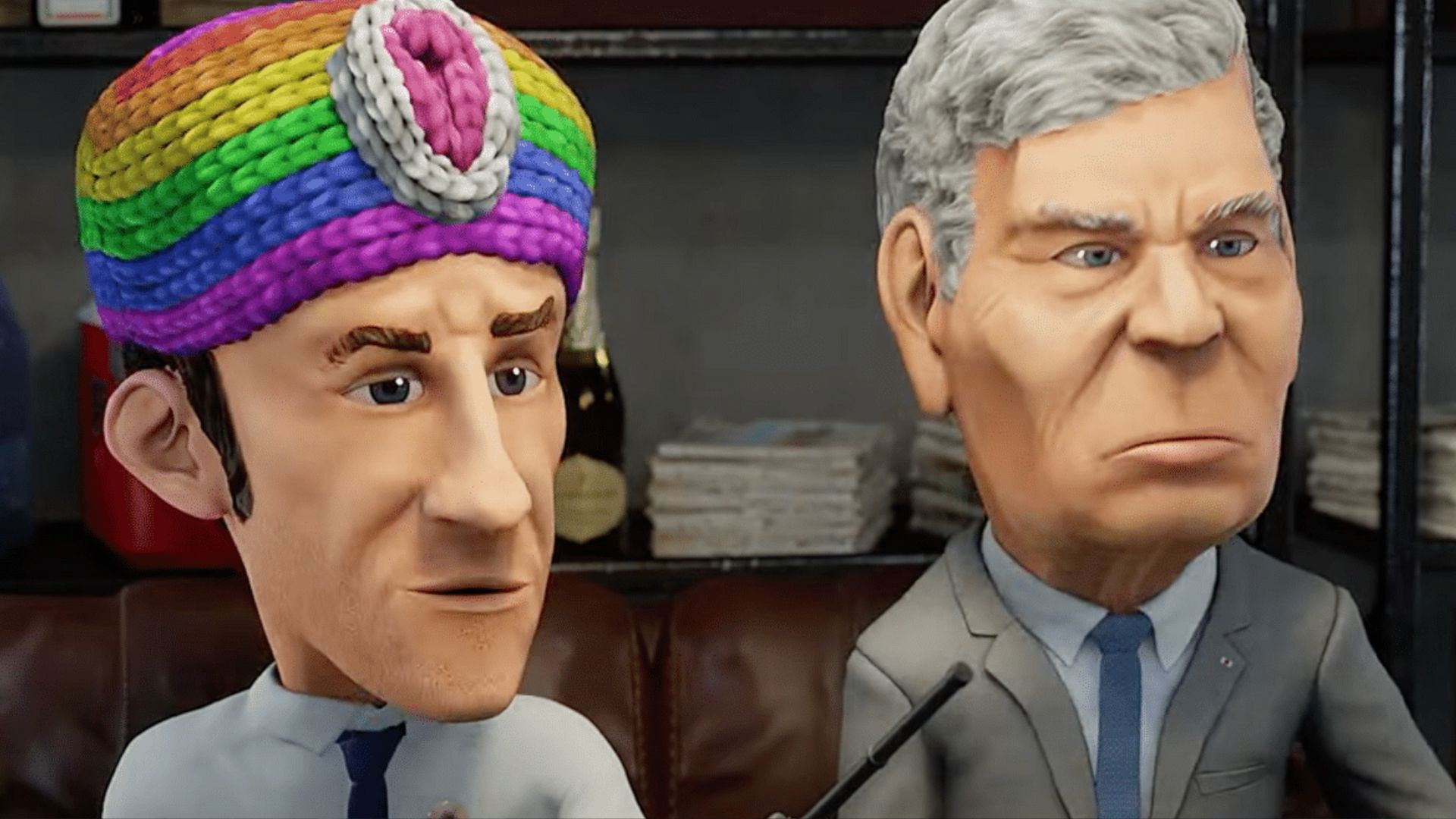 Backdrop for The Fools - Macron's secret plan for 2027