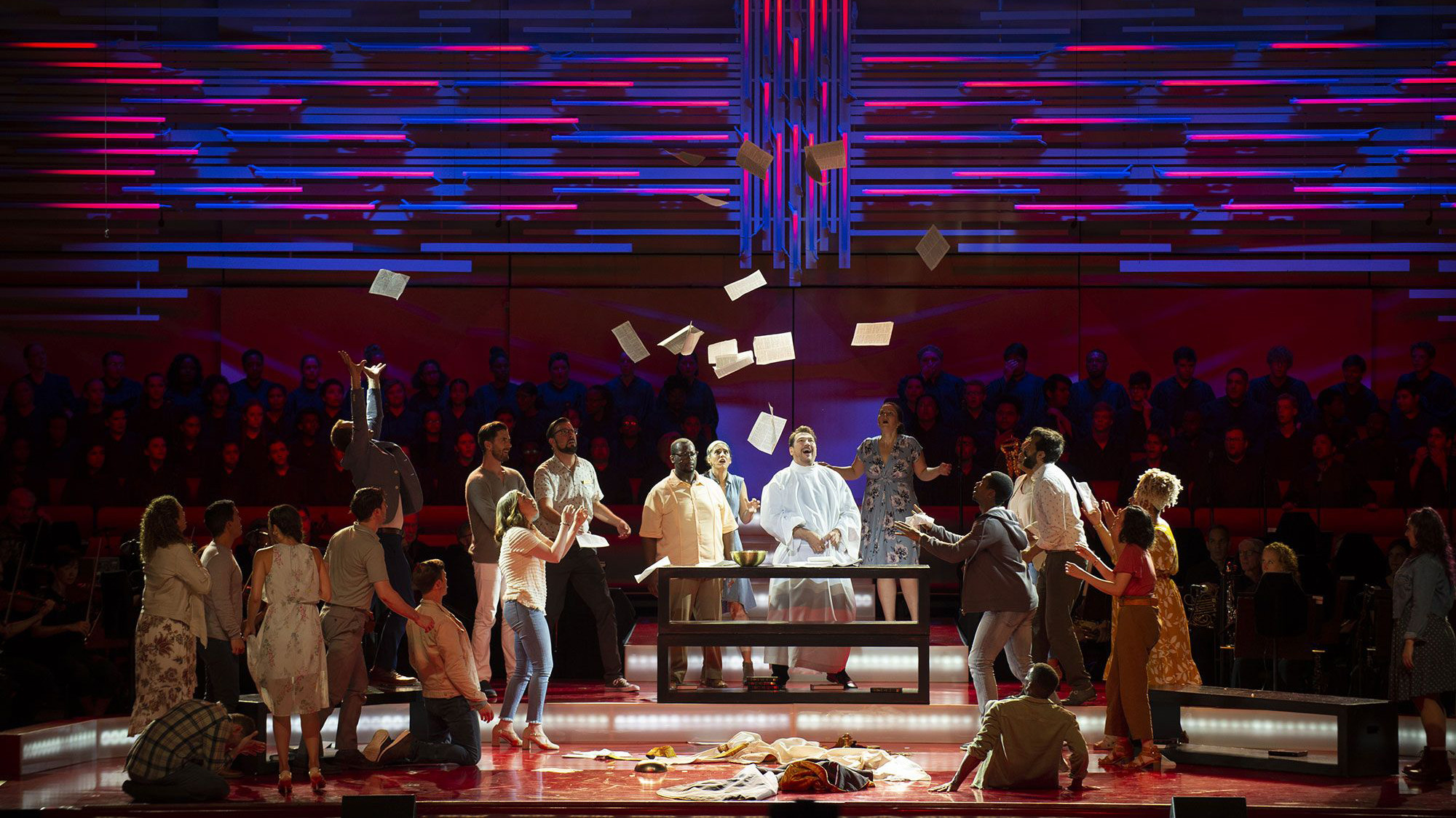 Backdrop for Leonard Bernstein Mass