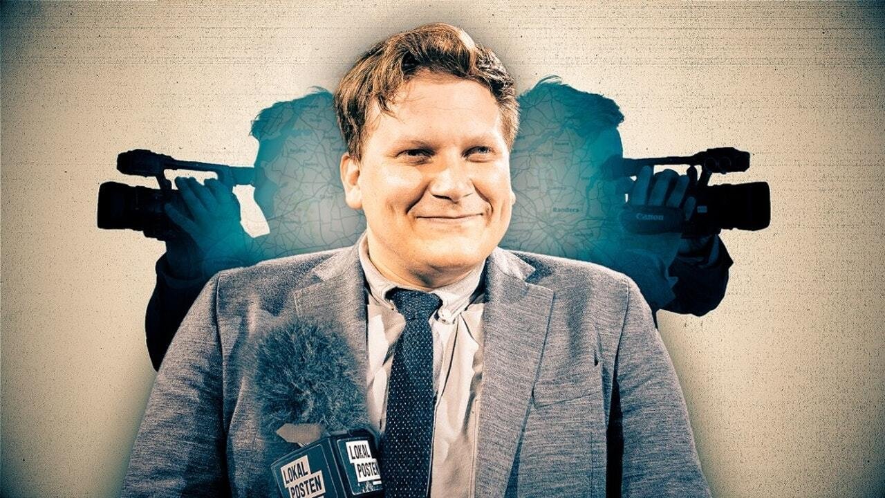 Backdrop for Lokalposten med Heino Hansen