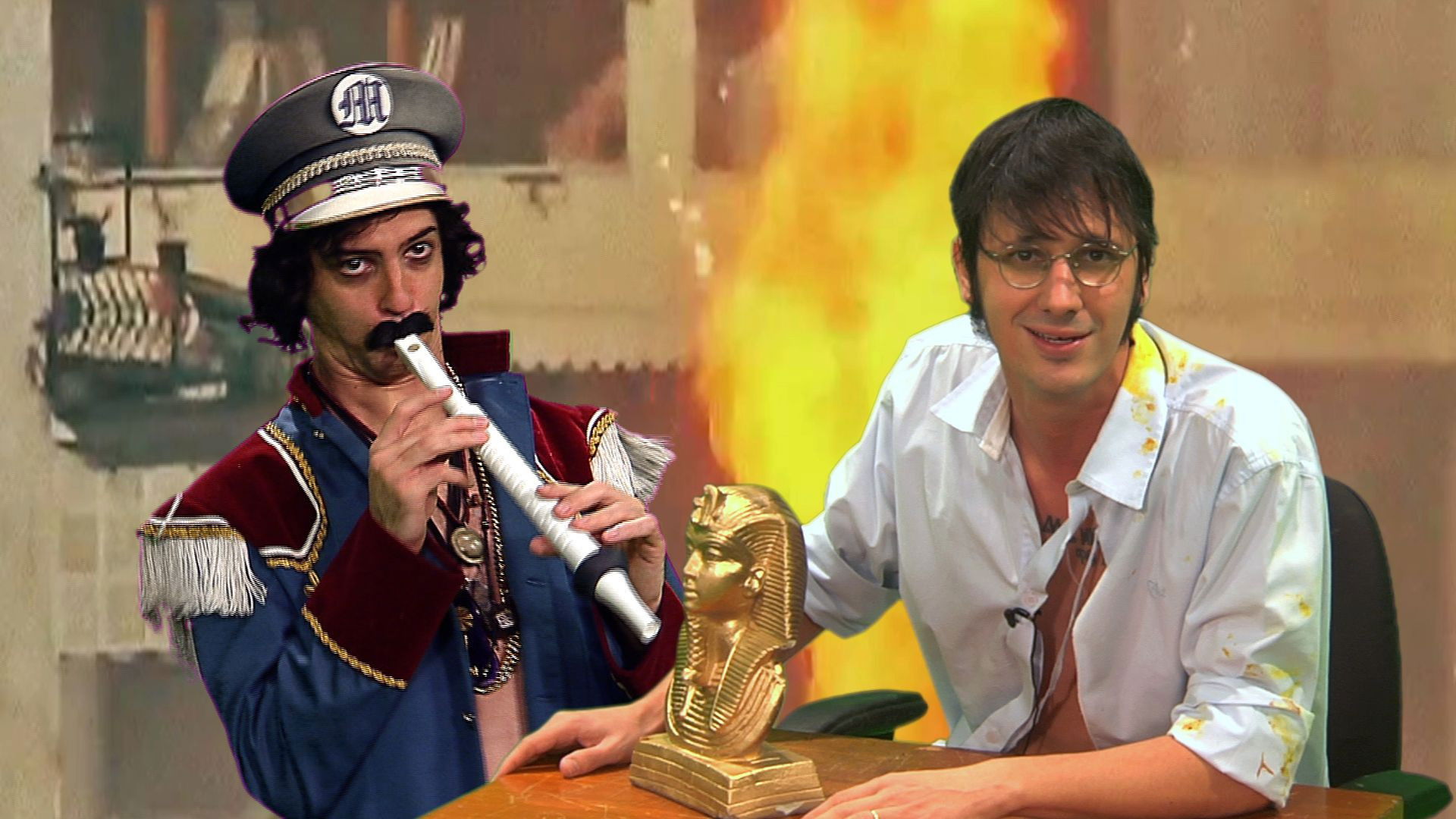 Backdrop for World's Last Show