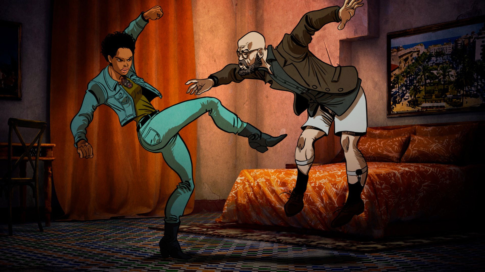 Backdrop for Black Is Beltza II: Ainhoa