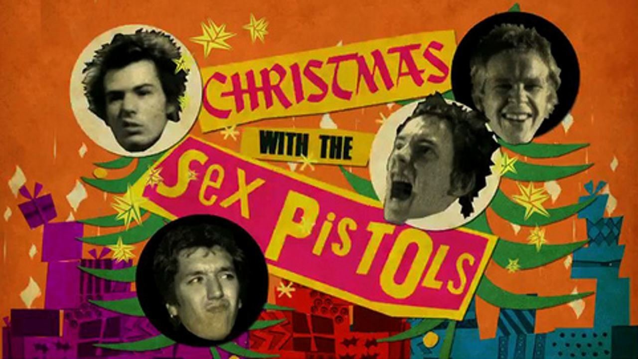 Backdrop for Never Mind the Baubles: Xmas '77 with the Sex Pistols