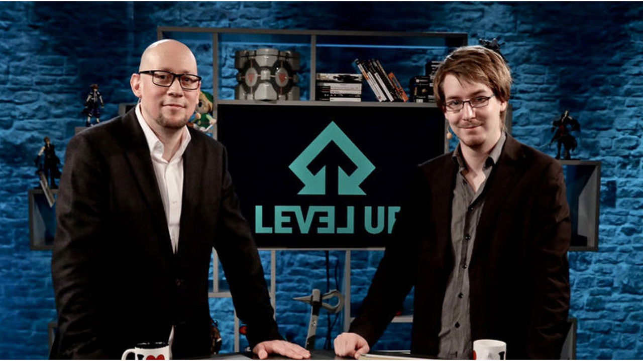 Backdrop for Level Up Norge