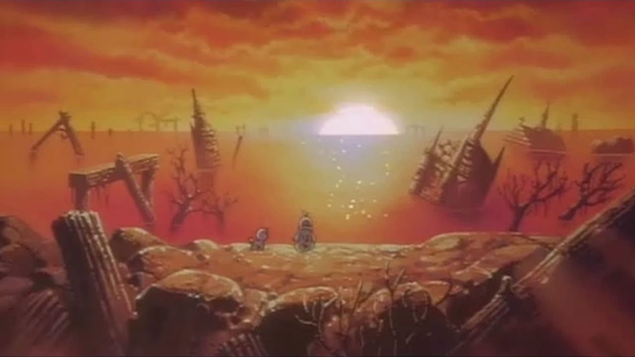 Backdrop for Saving Our Fragile Earth: Unico Special Chapter