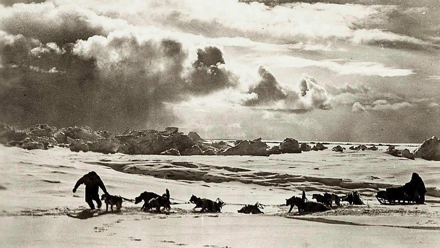 Backdrop for With Byrd at the South Pole