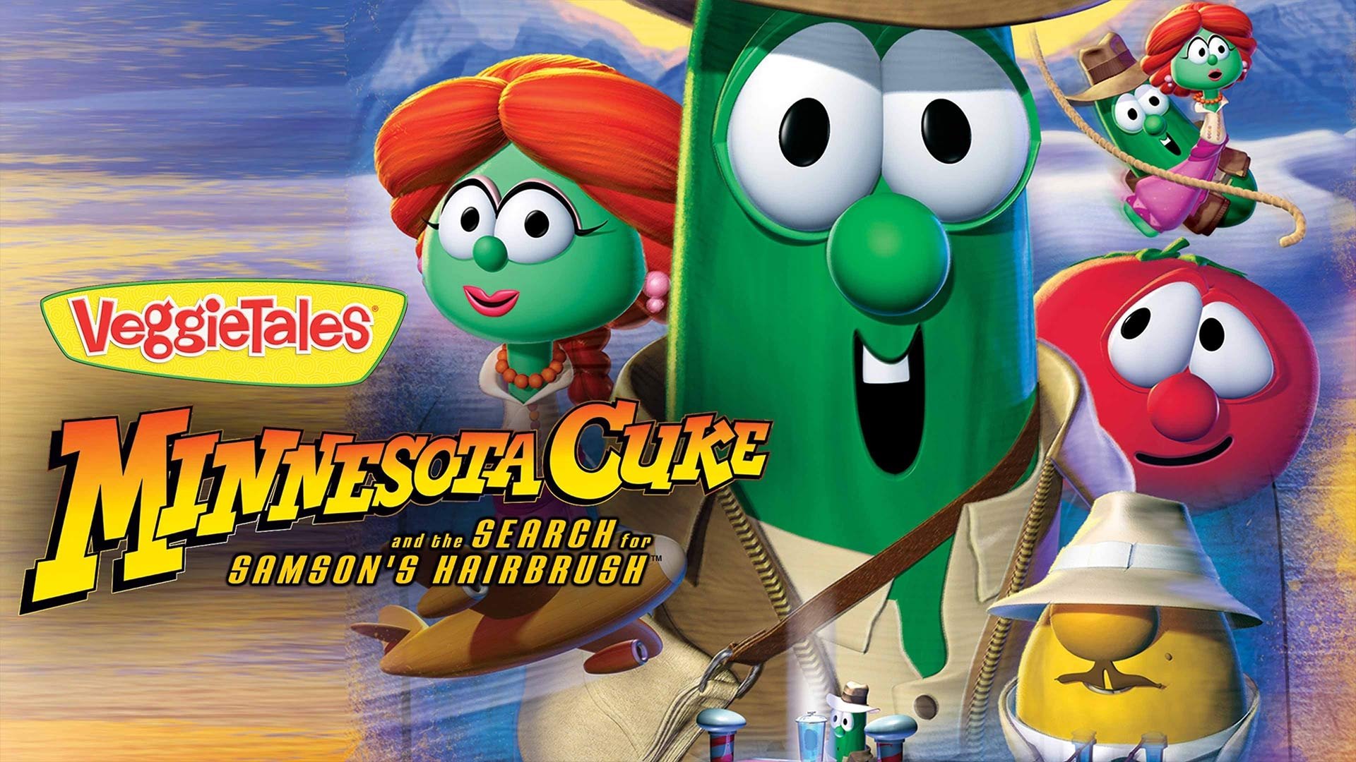 Backdrop for VeggieTales: Minnesota Cuke and the Search for Samson's Hairbrush