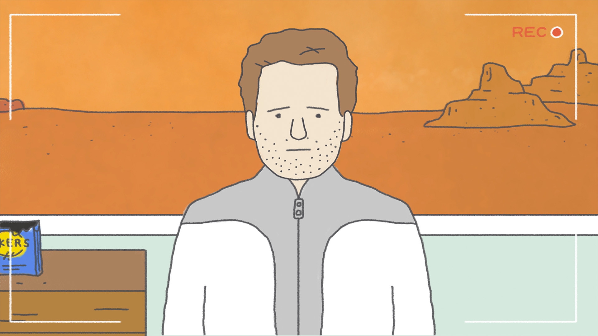 Backdrop for Fired on Mars